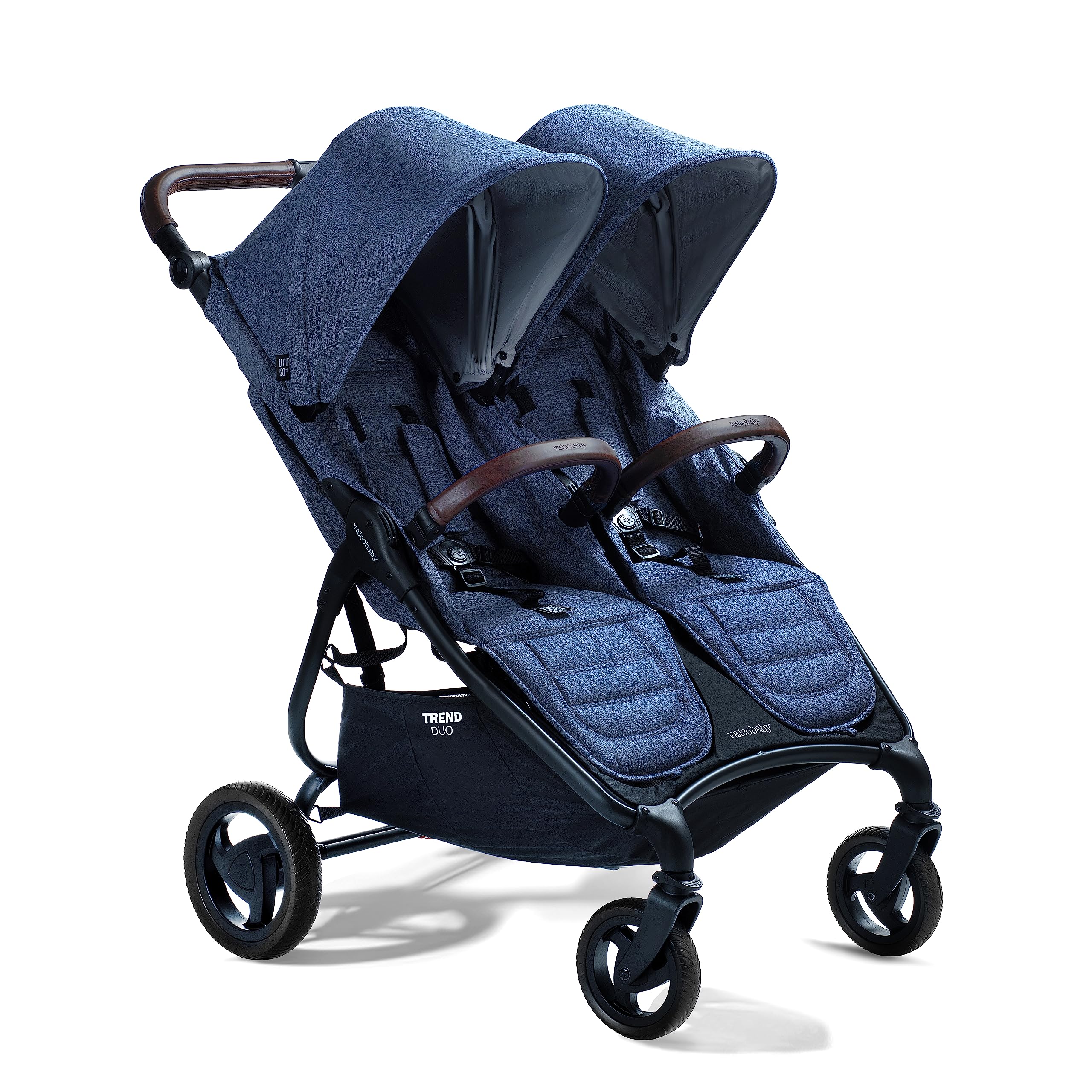 Trend Duo Light Weight Side by Side Double Stroller 2025 (Denim Blue)