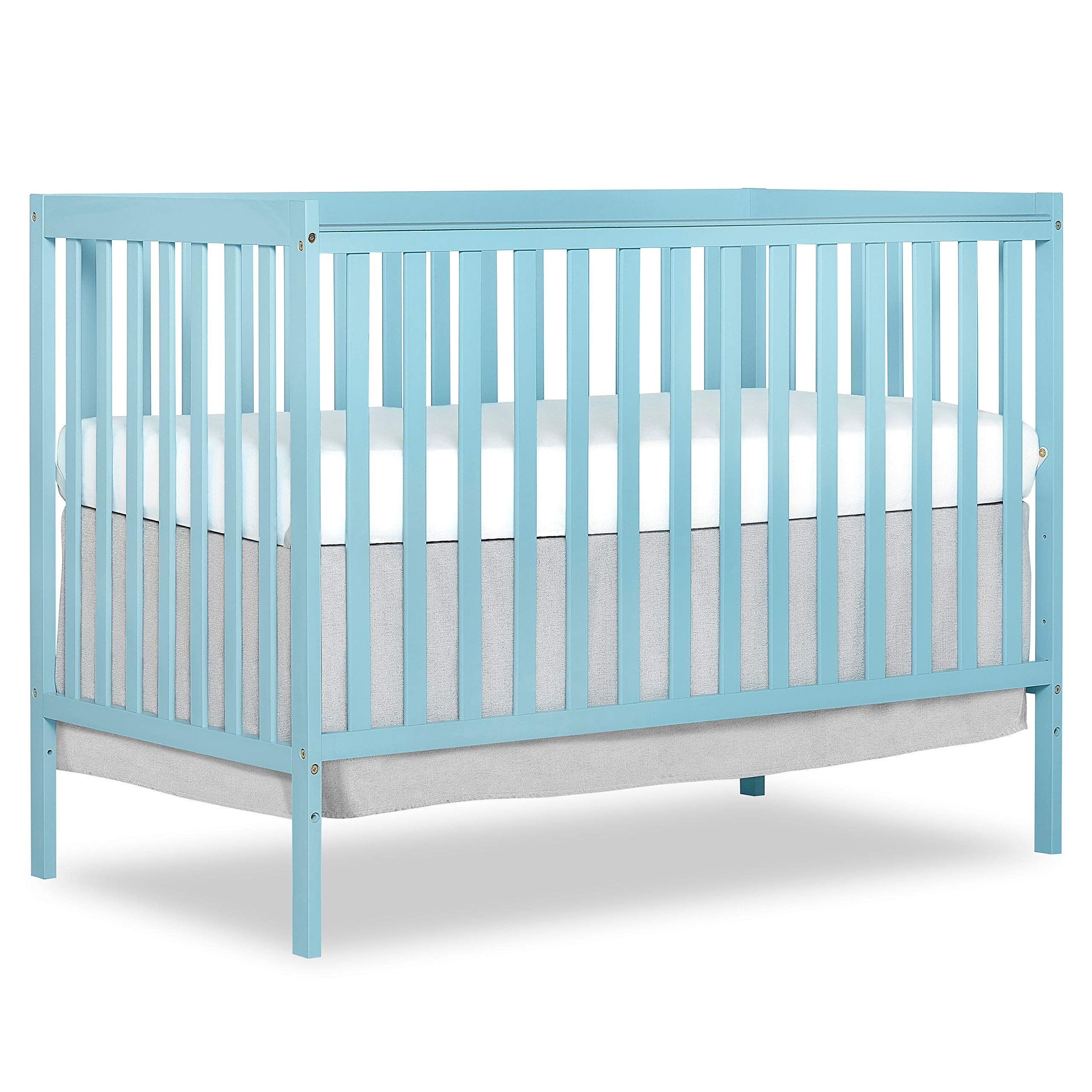 Me Synergy 5-In-1 Convertible Crib In Aqua Sky, Greenguard Gold Certified