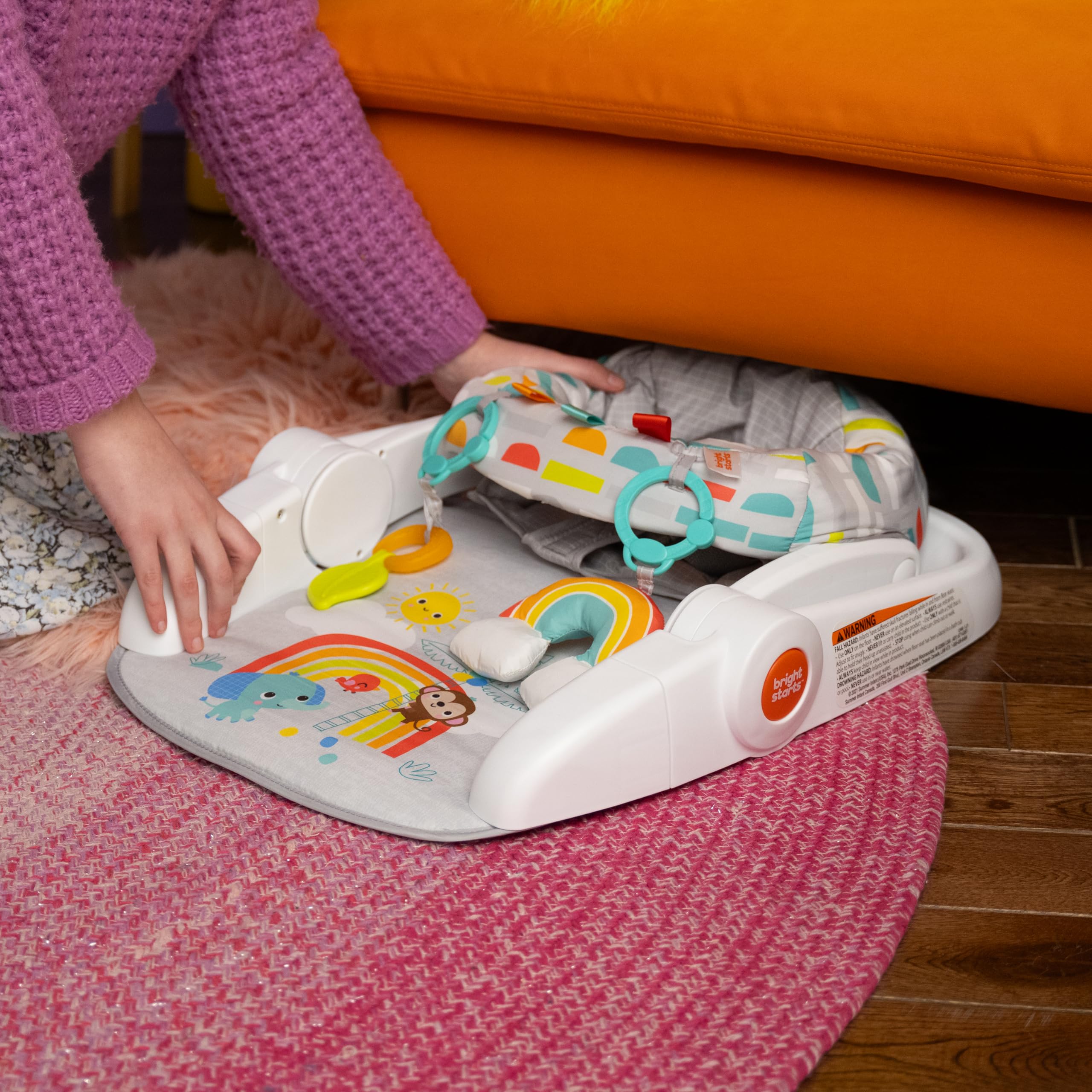 Baby Floor Seat with 2-Position Support