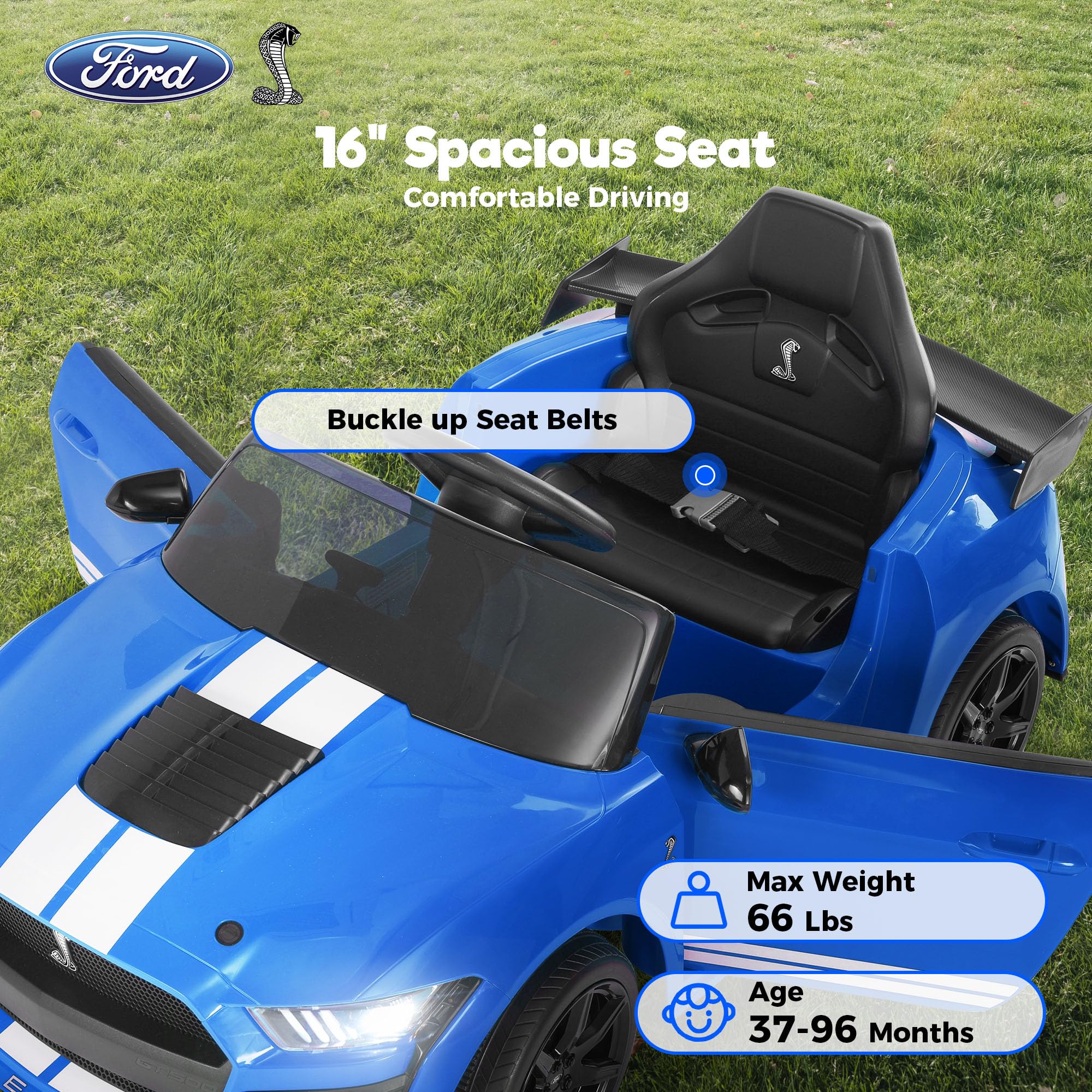 12V Electric Ride-On Car for Kids with Remote Control