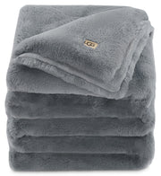 Euphoria Plush Faux Fur Throw Blanket Medium Weight Reversible Luxury Soft
