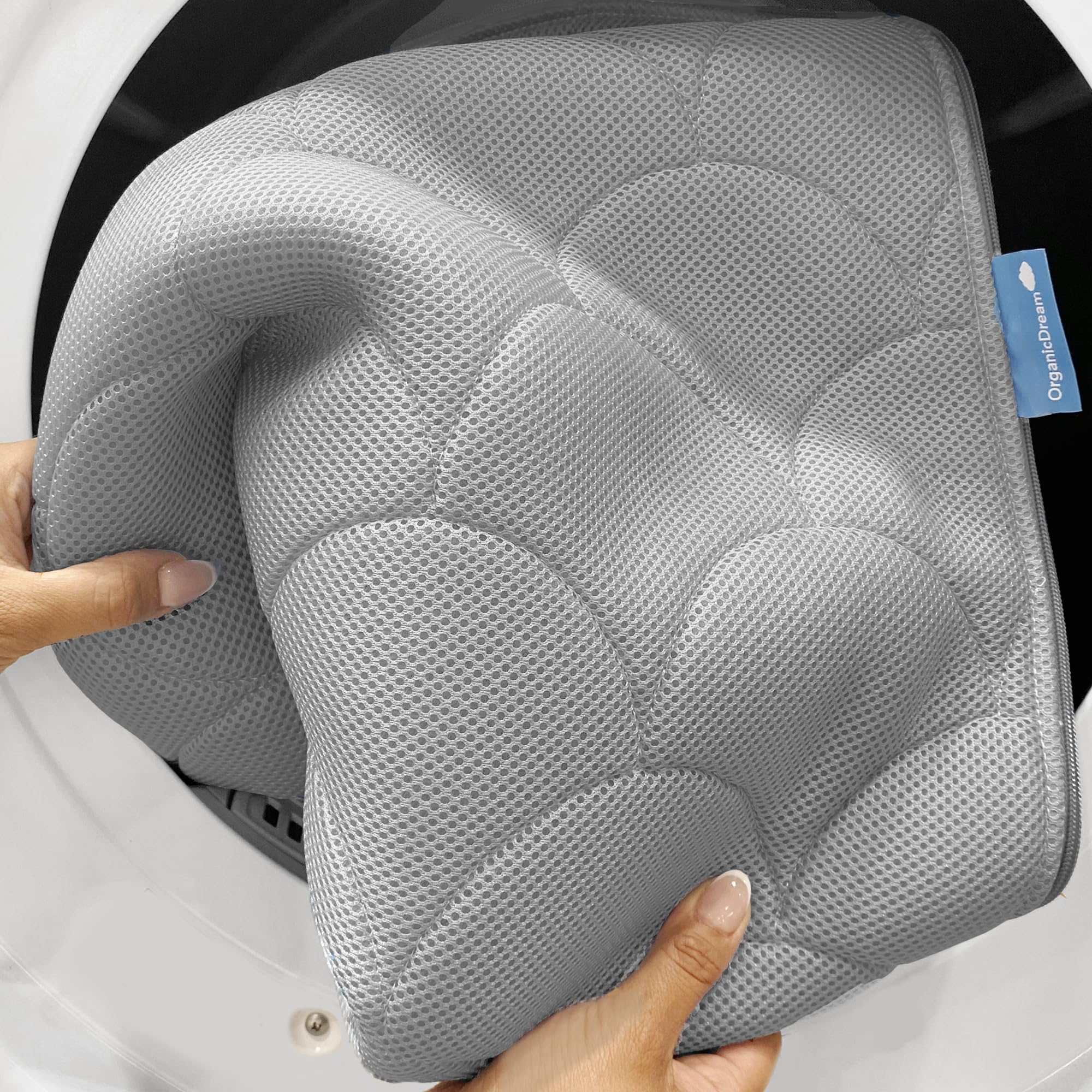 2-Stage Crib & Toddler Mattress in Moon Grey I 100% Breathable
