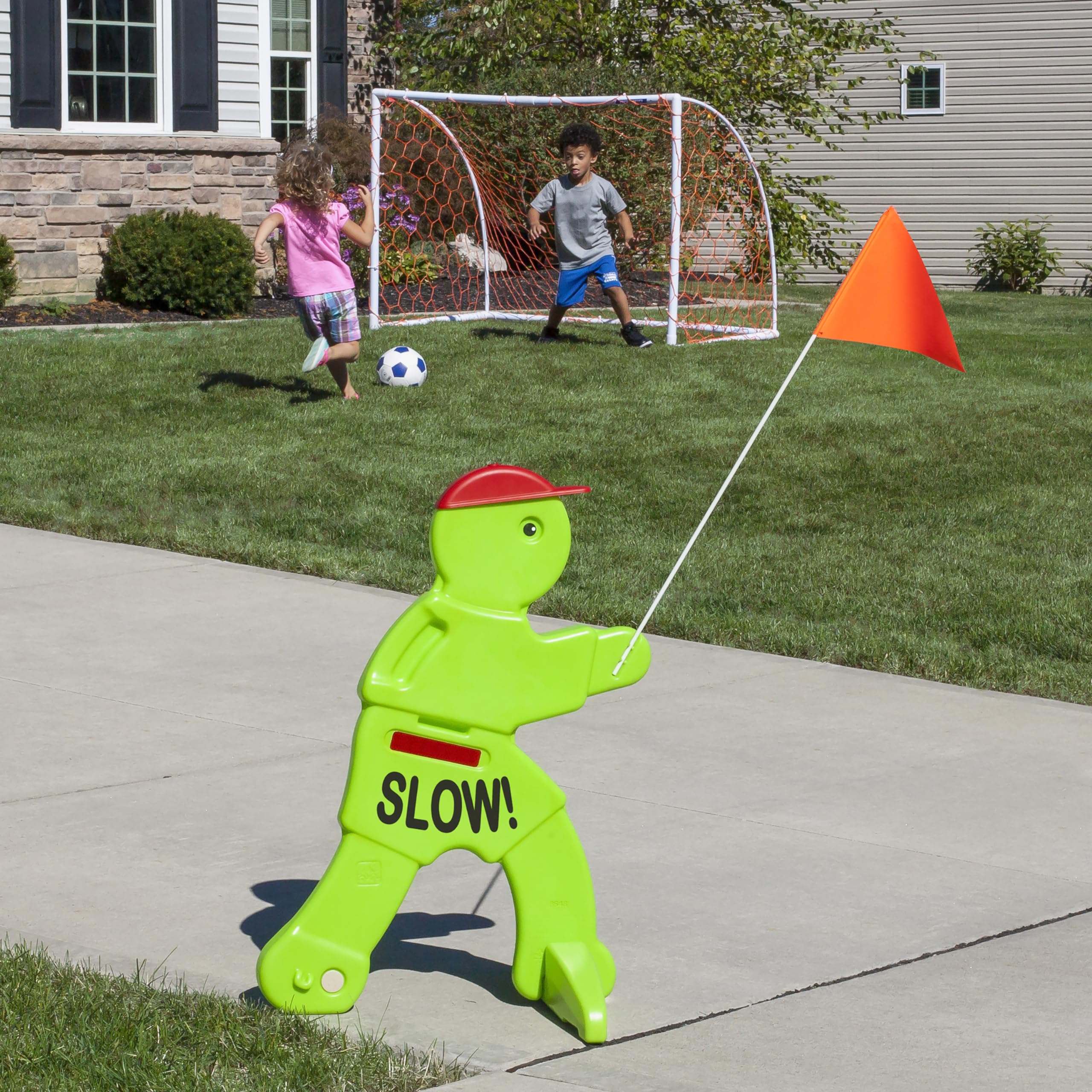 Kid Alert Street Safety Sign, Kids at Play Signage for Neighborhood Safety
