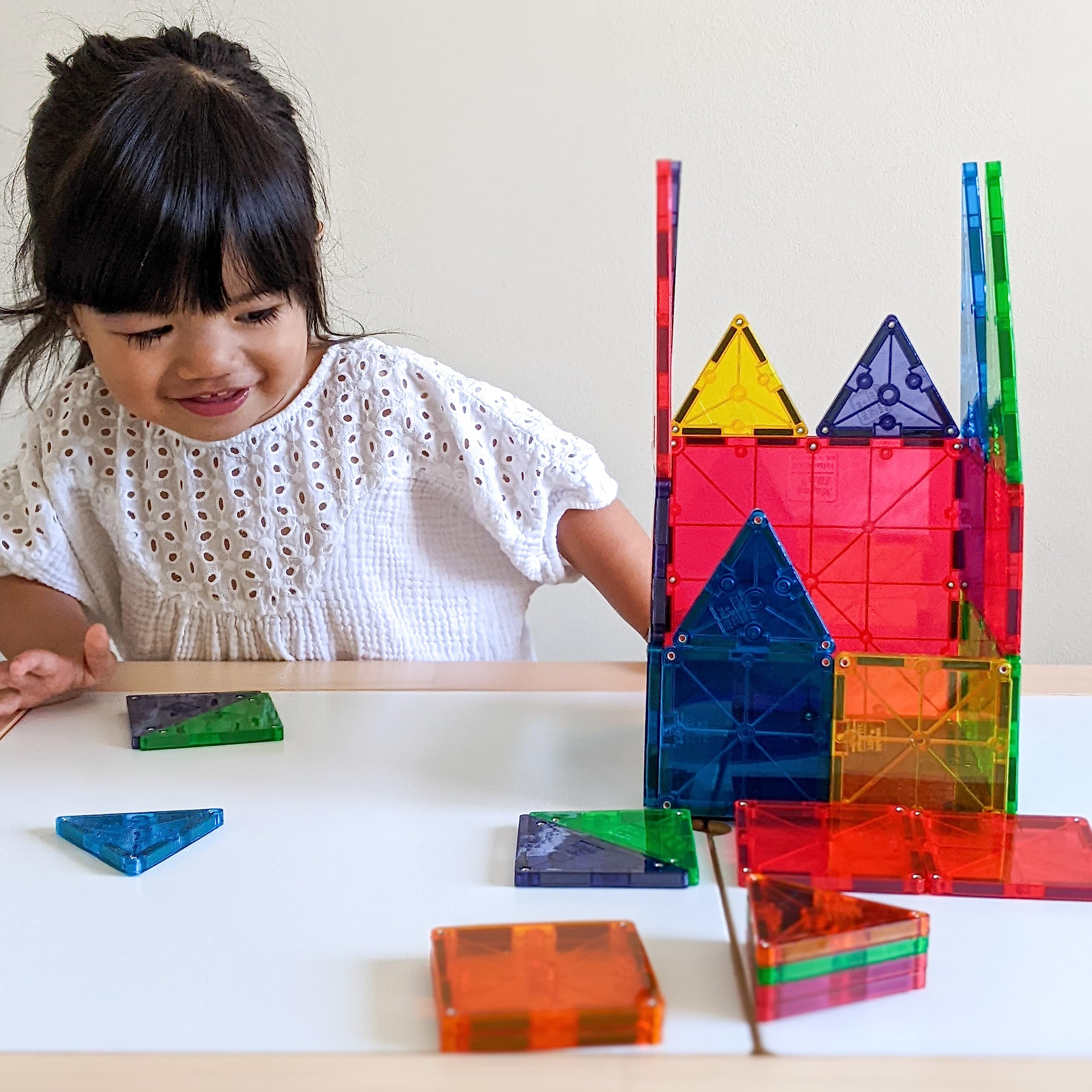 Classic 32-Piece Magnetic Construction Set, The ORIGINAL Magnetic Building Brand