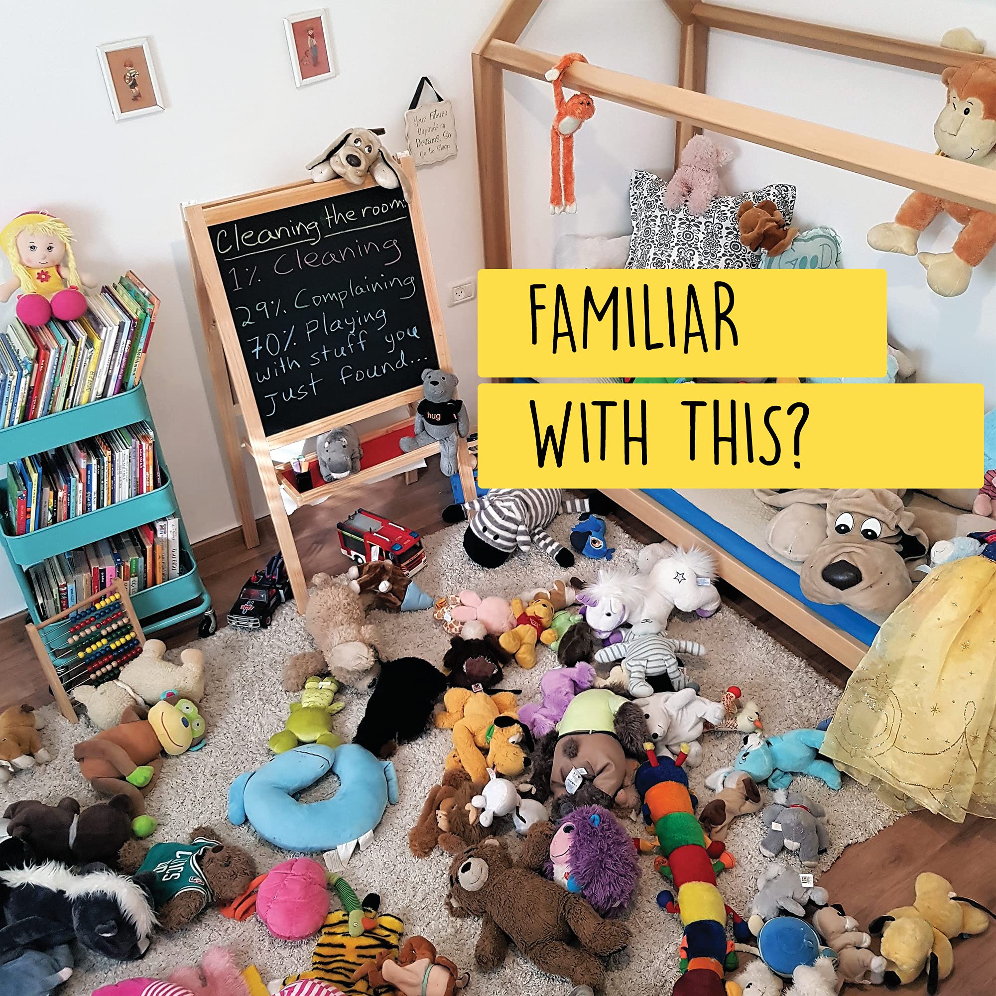 Stuffed Animal Storage Bean Bag Chair