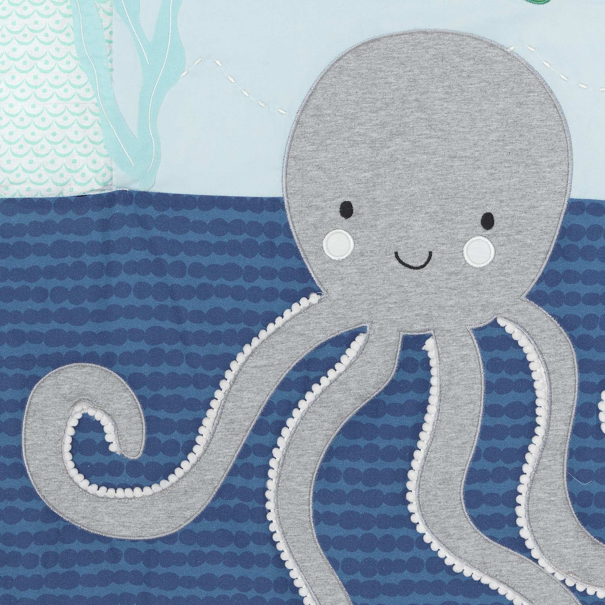 6-Piece Baby Crib Bedding Set - Ocean Nautical Theme
