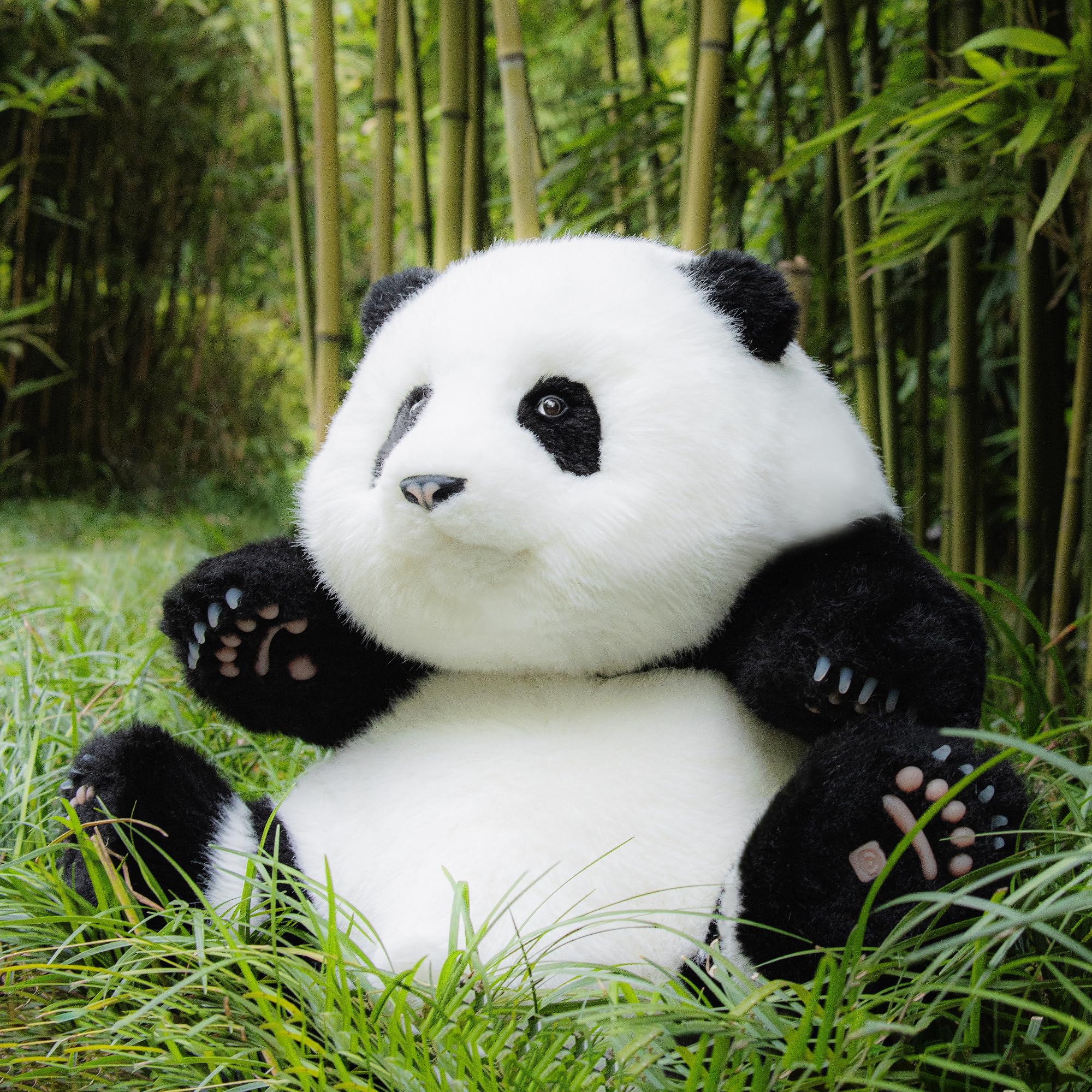 Weighted Panda Stuffed Animals, Panda Plush for Companion “HeHua”