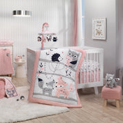 4-Piece Woodland Nursery Crib Bedding Set
