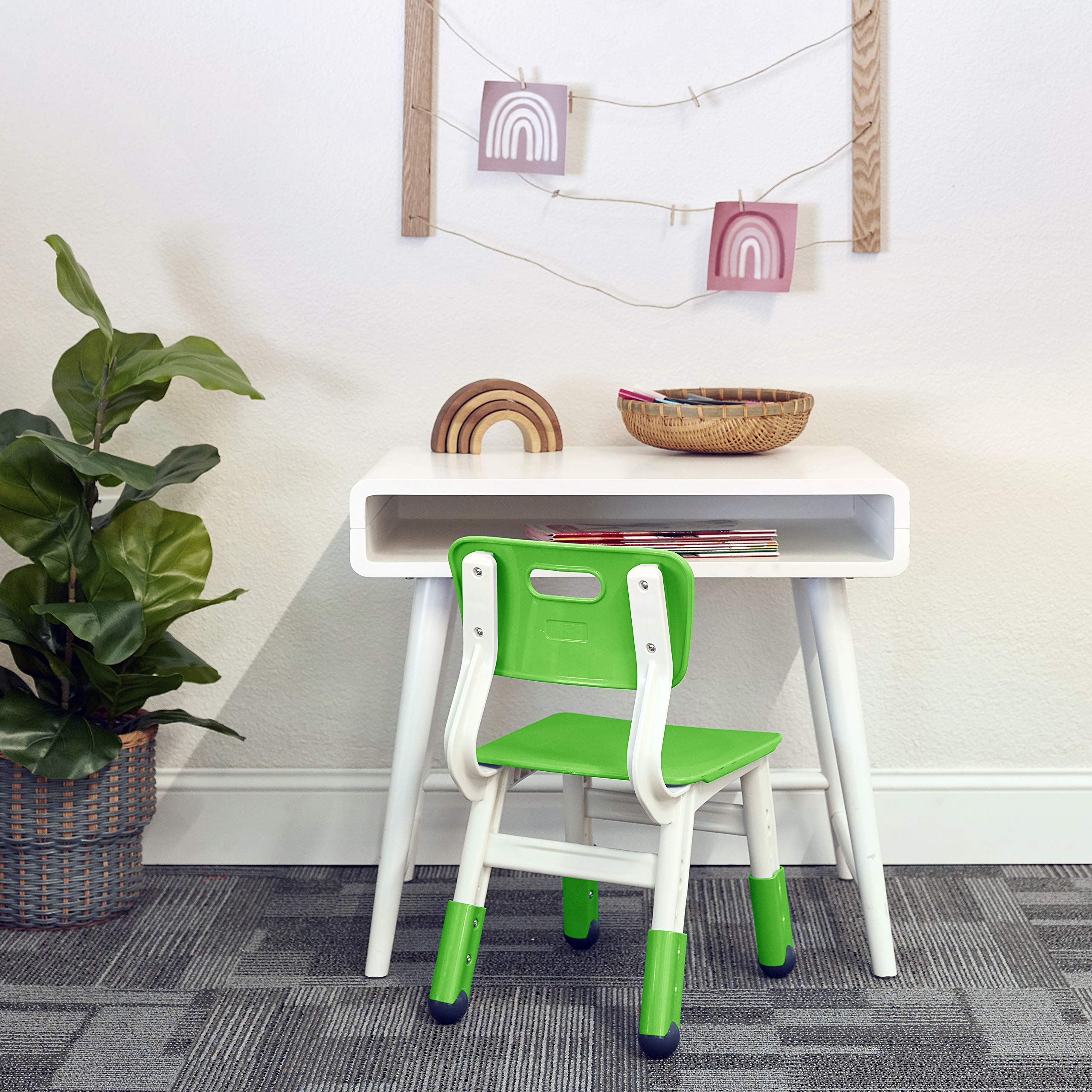 Adjustable Kids Chairs with Back Support, 2-Pack