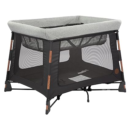 Swift Baby Playpen with Mat, Baby Play Yards, Pack and Play with Bassinet