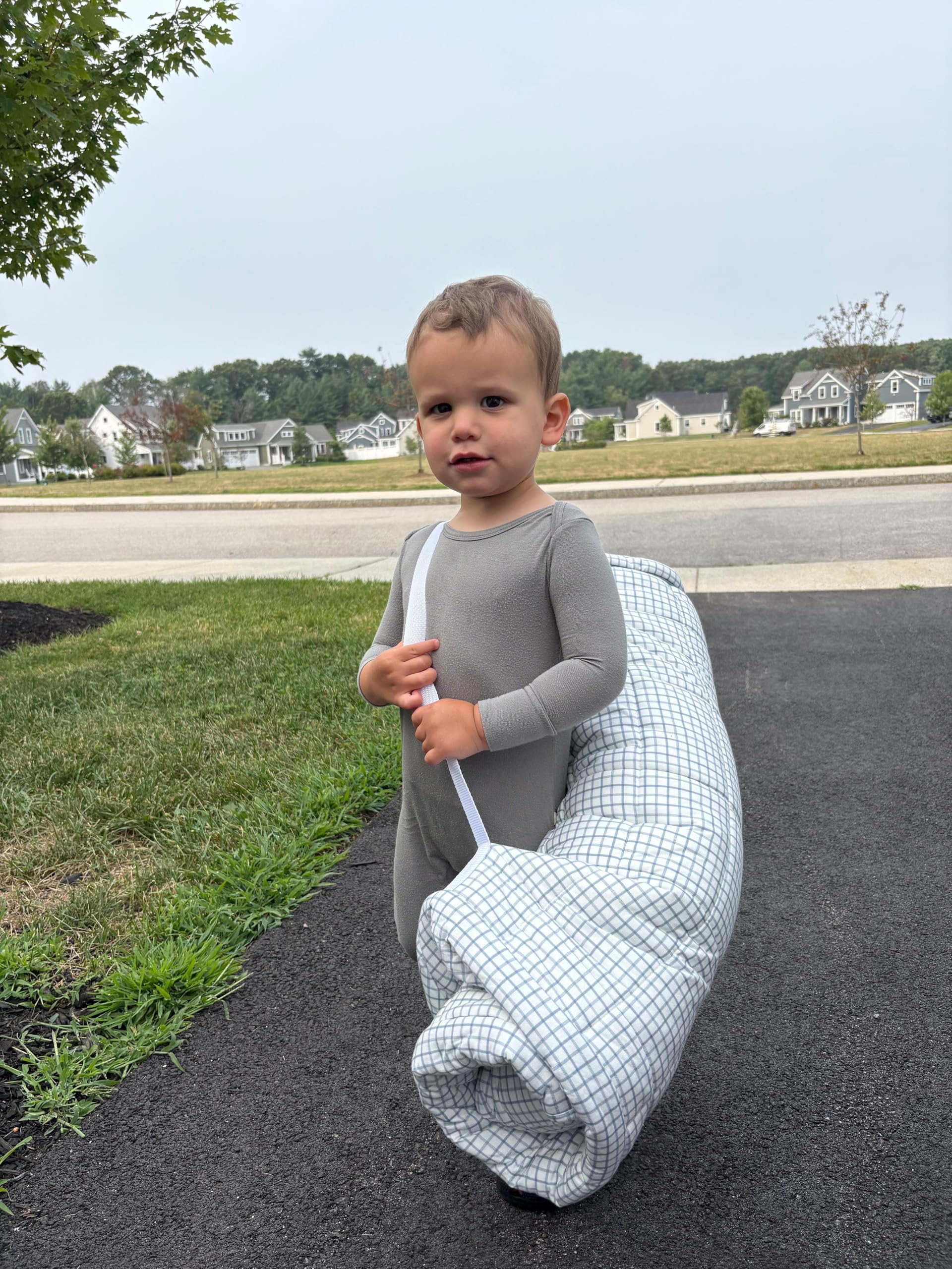 Nap Mat for Kids, Soft Toddler Sleep Mat with Zippered Blanket