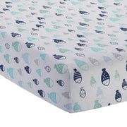 Oceania 6-Piece Baby Crib Bedding Set - Blue Ocean, Nautical, Aquatic