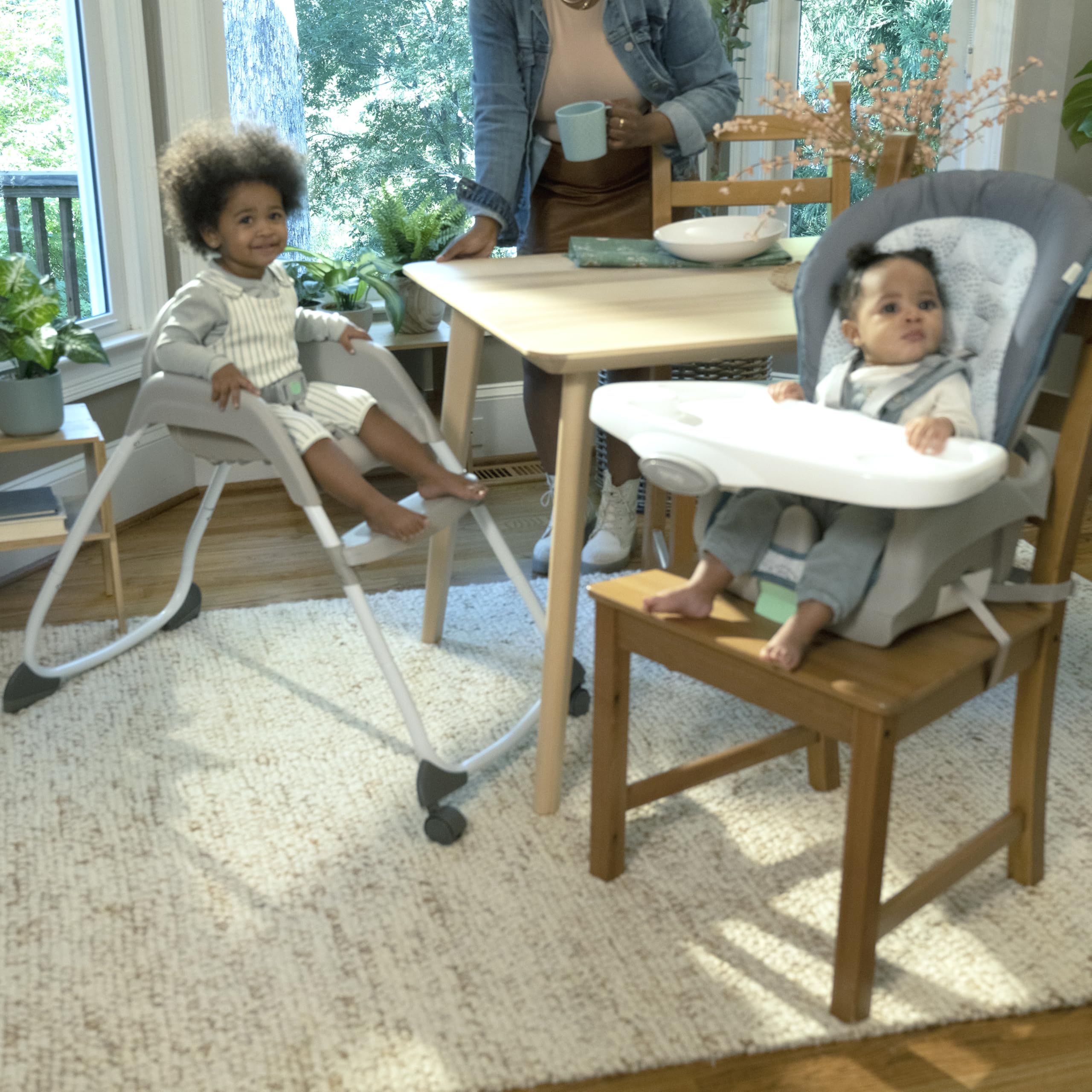 6-in-1 Convertible High Chair for Baby to Toddler