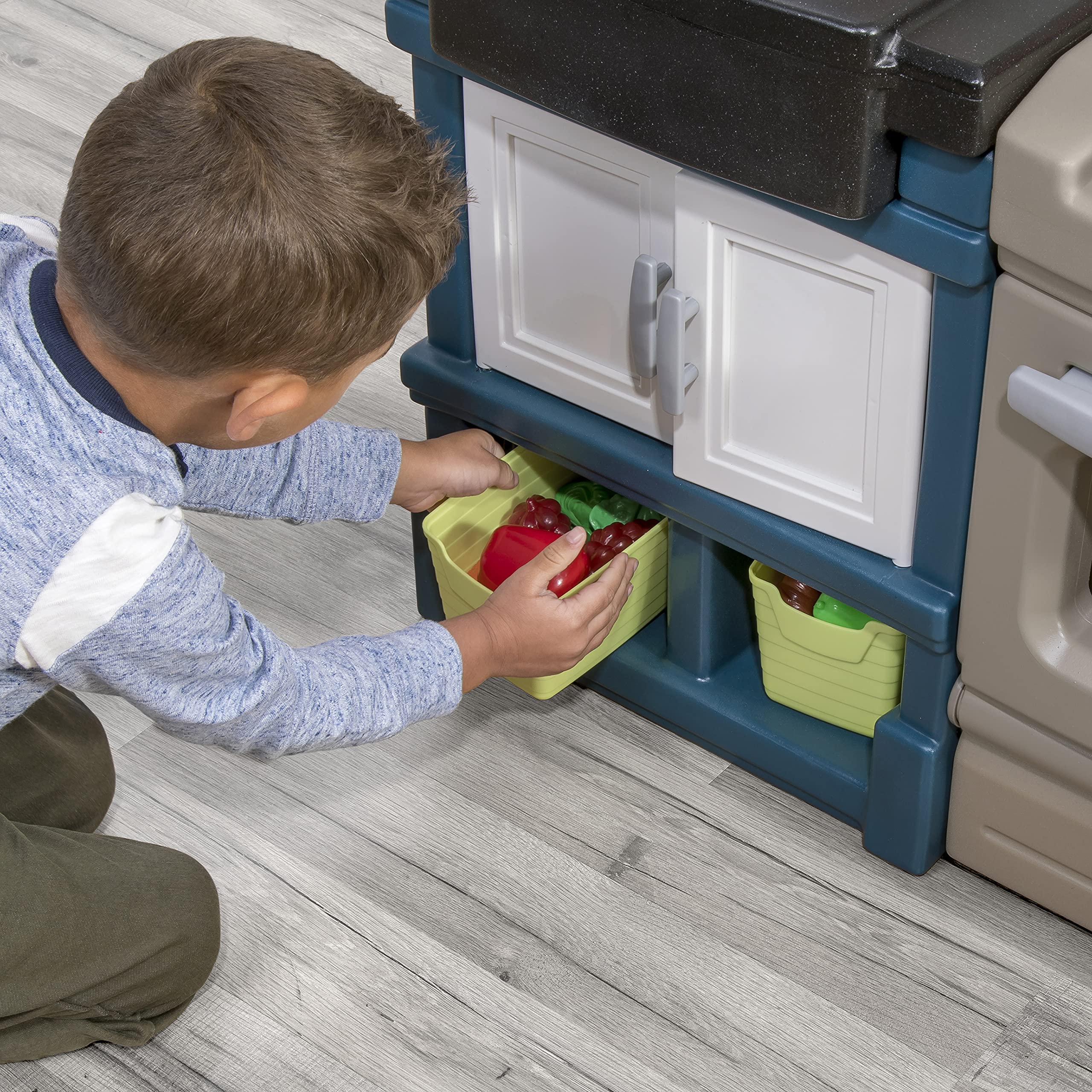 Modern Metro Kitchen Playset for Kids with 30+ Accessories
