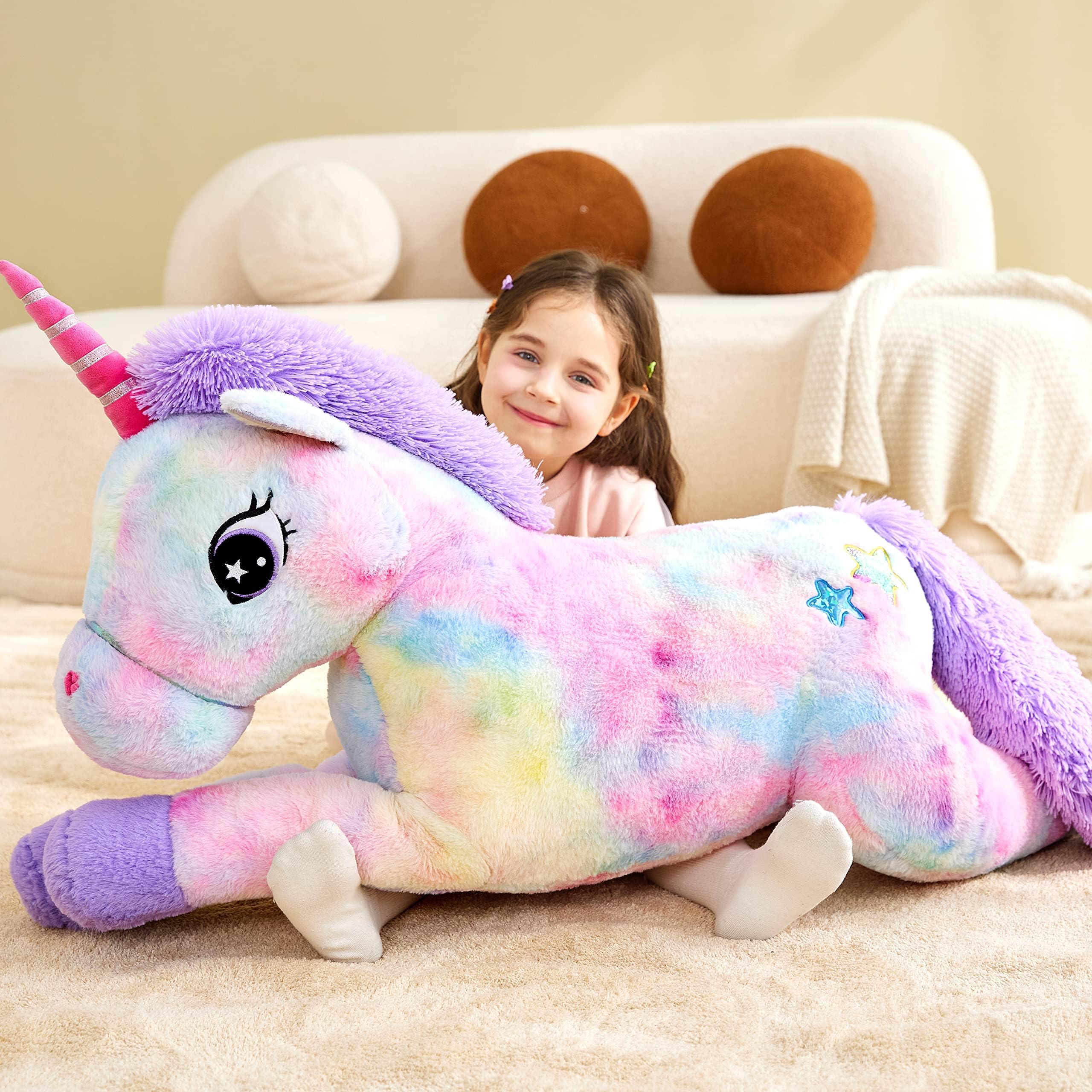 Giant Unicorn Stuffed Animal Plush Toy,Large Cute Jumbo Soft Toys