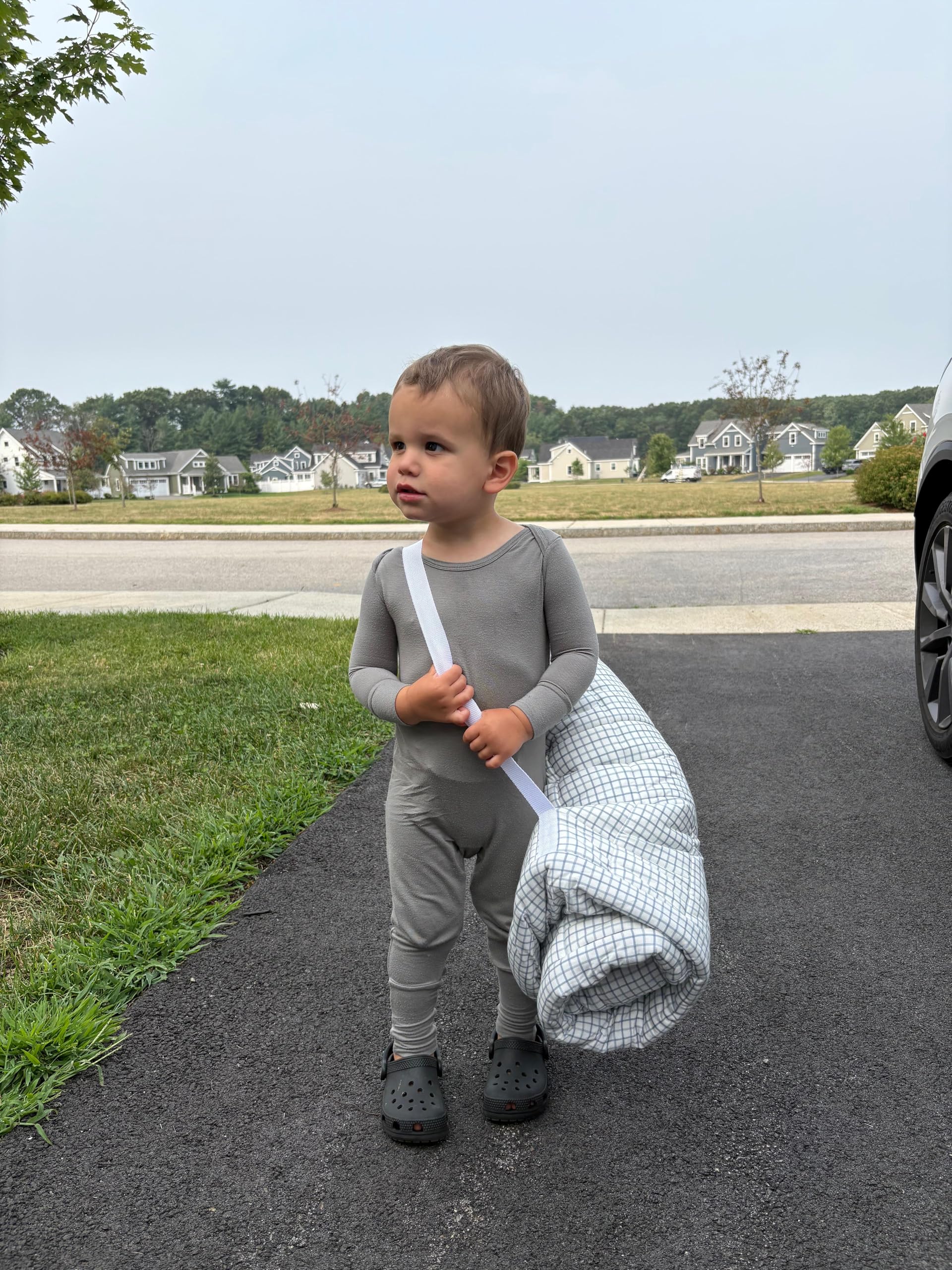 Nap Mat for Kids, Soft Toddler Sleep Mat with Zippered Blanket