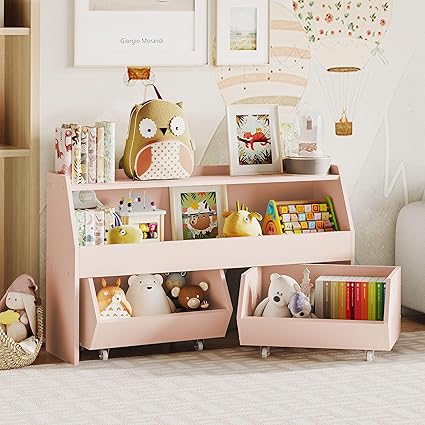 Toy Storage Organizer for Kids, Toy Storage Cabinet with Drawers