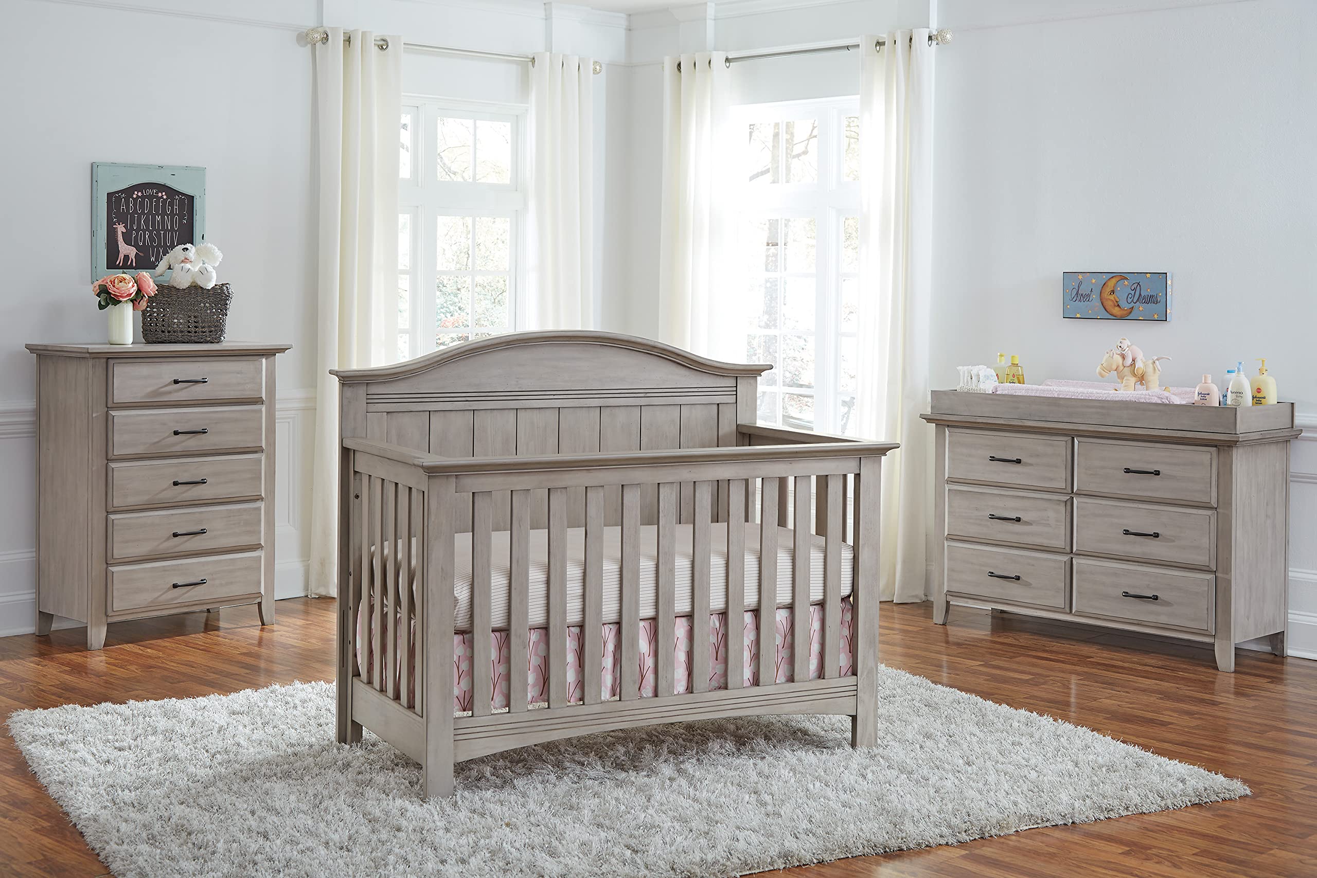 6-Drawer Dresser with Velvet-Lined Drawers