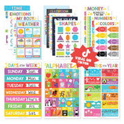 16 Educational Posters for Classroom & Kindergarten