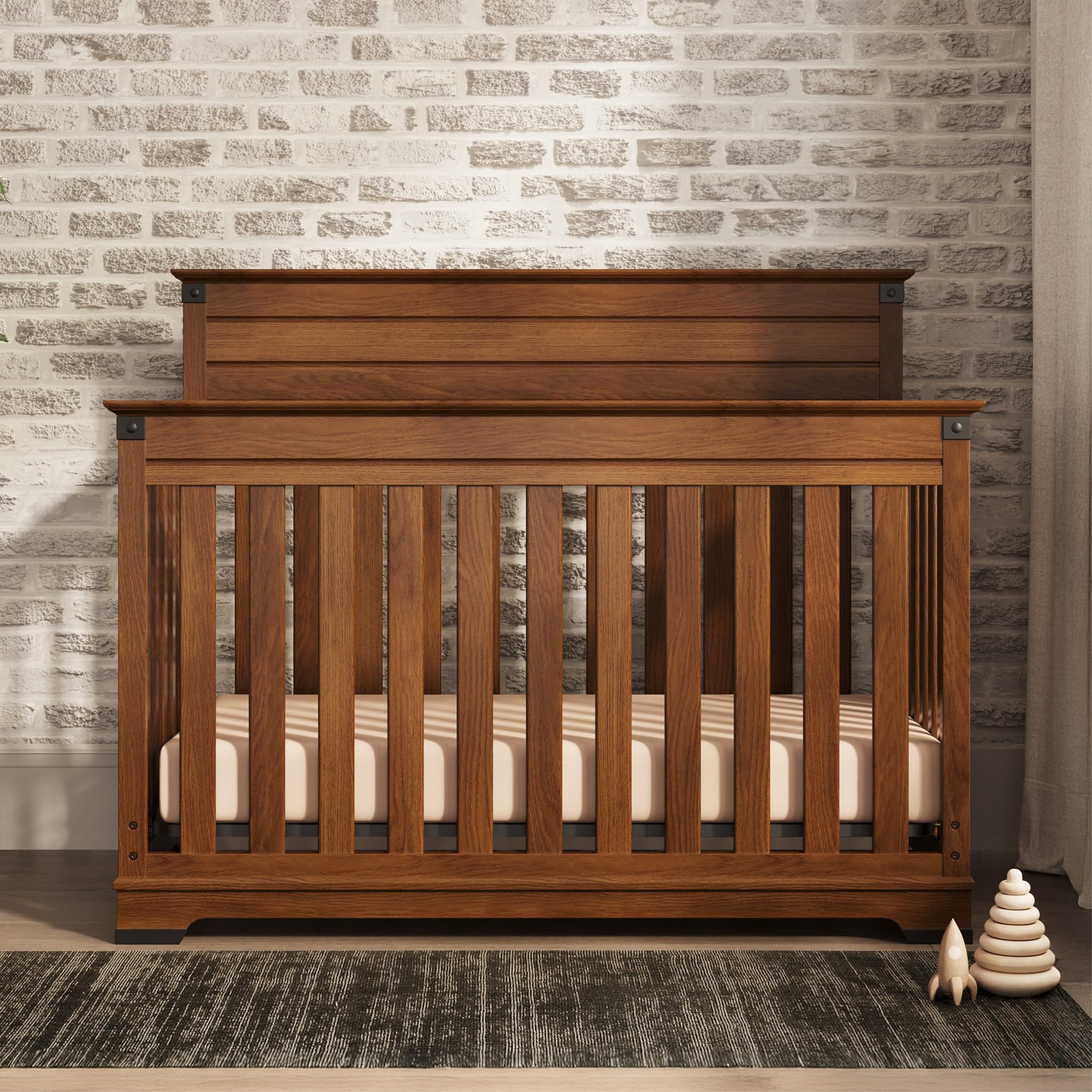 Redmond 3-Piece Nursery Set with Convertible Crib