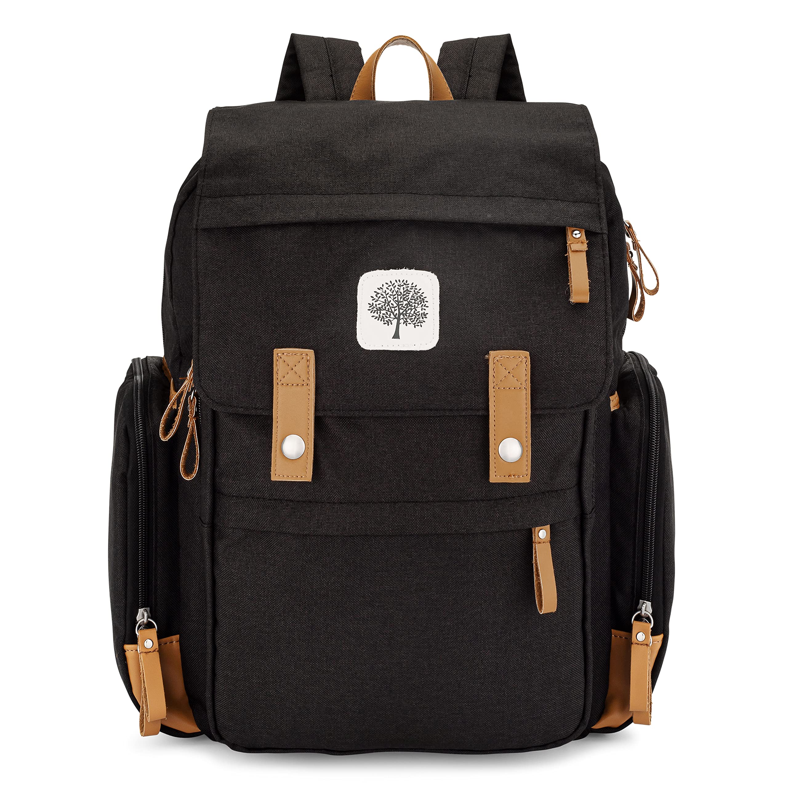 Diaper Backpack - Large Diaper Bag with Insulated Pockets