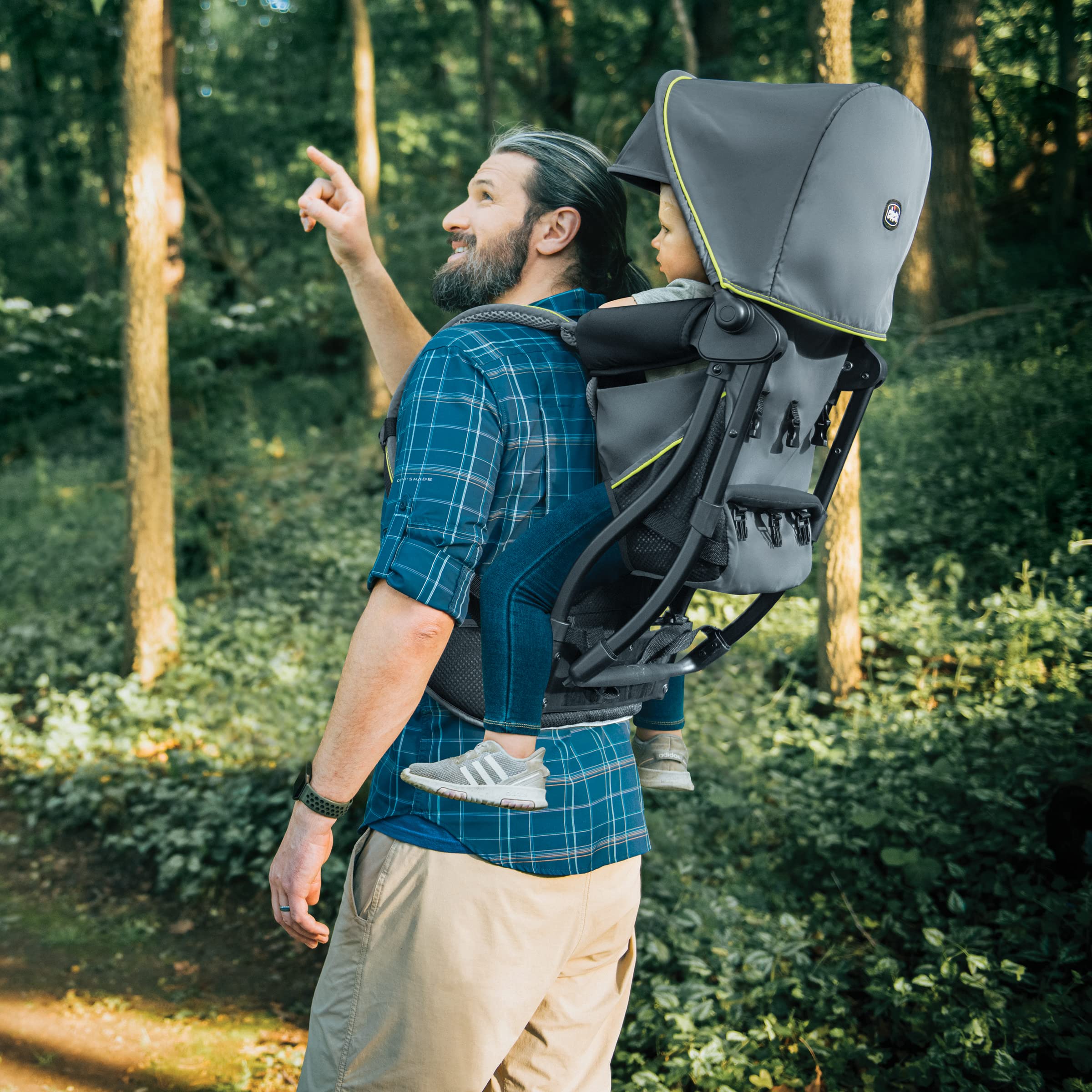SmartSupport Aluminum Frame Backpack Carrier, Lightweight Baby Backpack Carrier