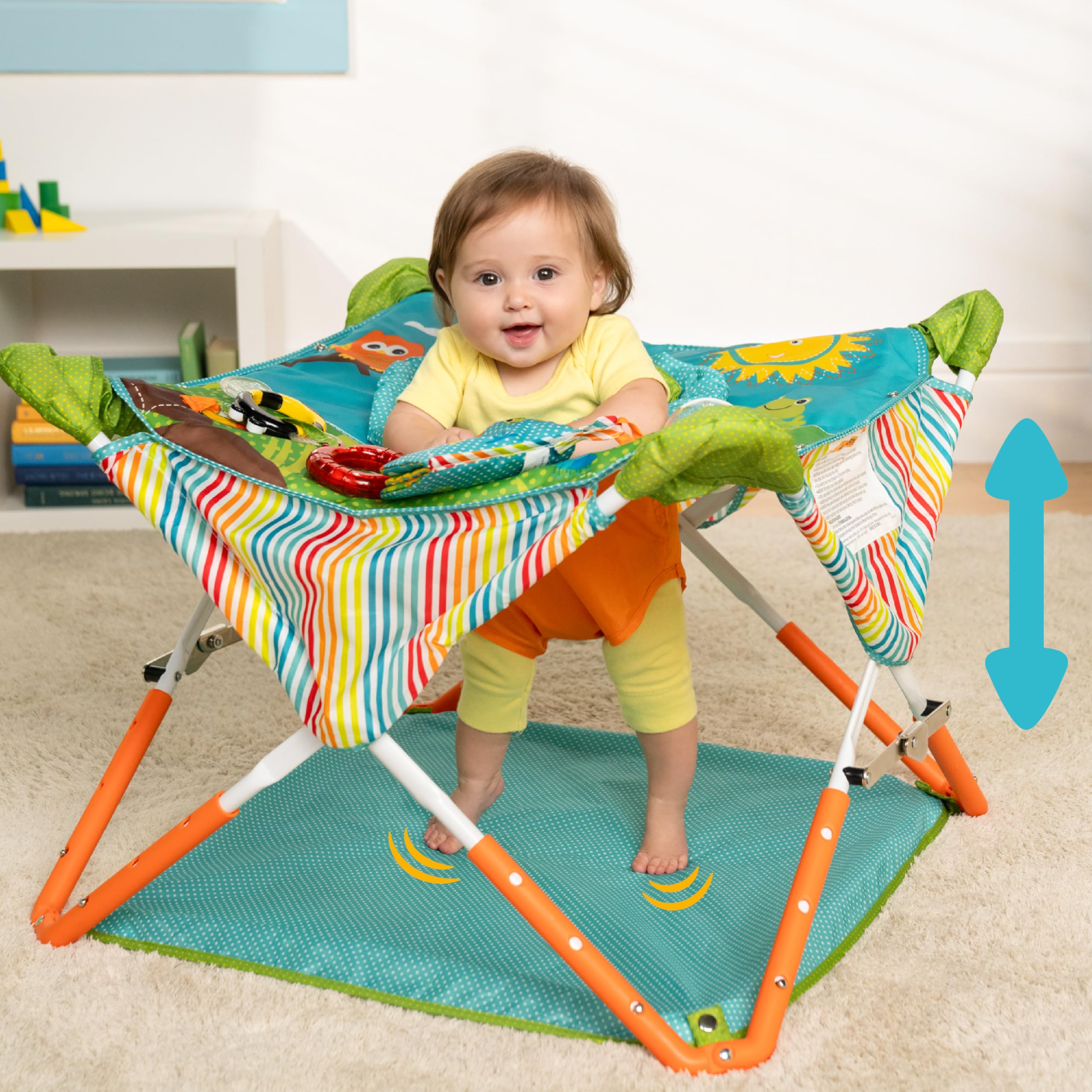 Portable Baby Activity Jumper with Canopy