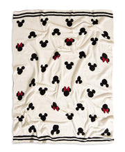 CozyChic Classic Disney Logo Throw, Blanket, Cream-45” x 60”