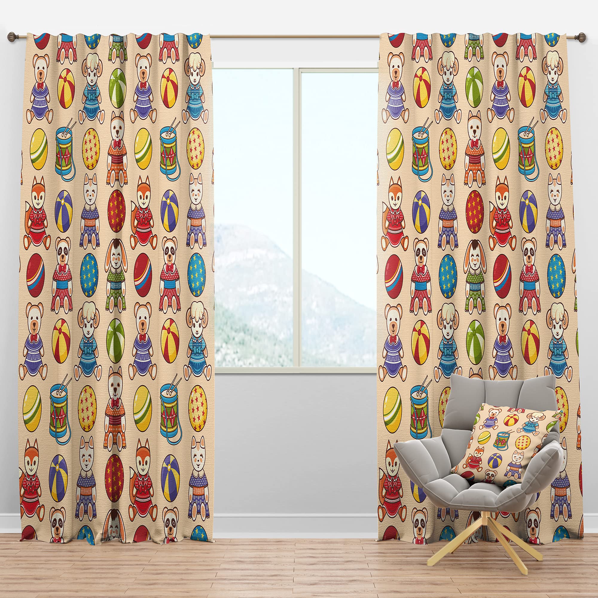 Blackout Curtains 'Children's Pattern' Curtains for Bedroom