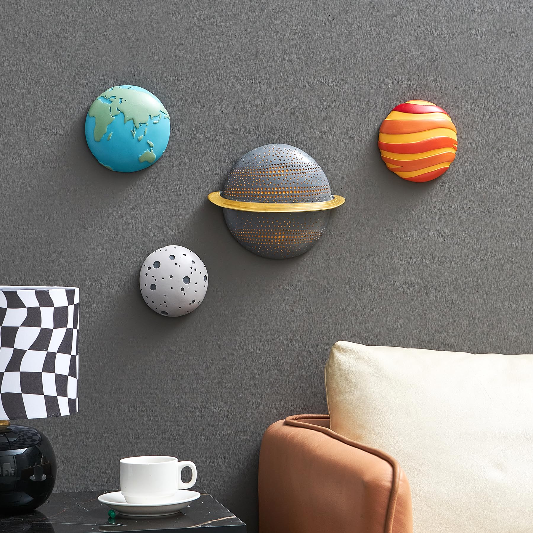 Outer Space Planets 3D Wall Decor Set