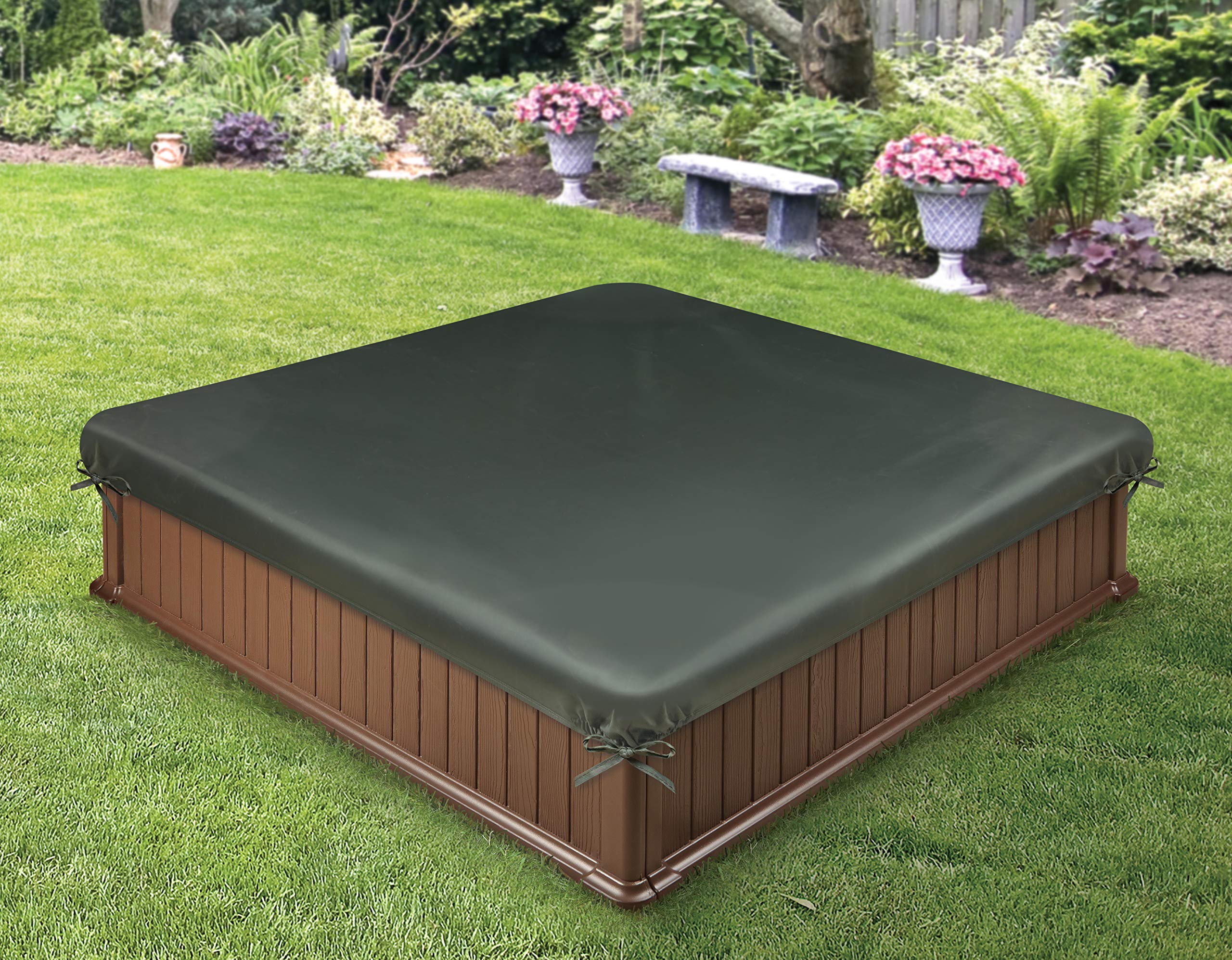 2-in-1 Outdoor Sandbox Garden Planter