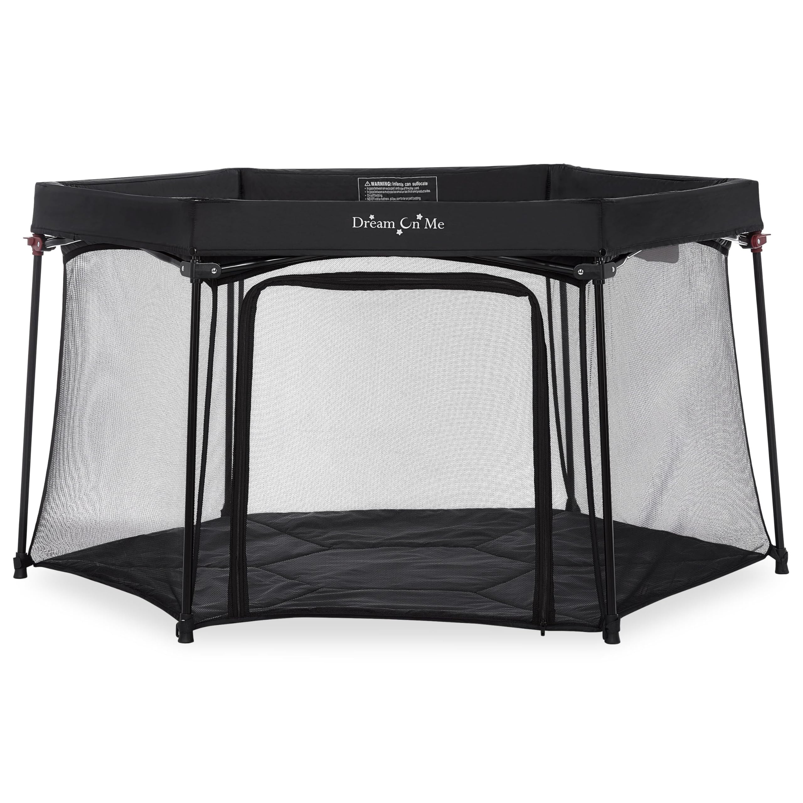 Onyx Playpen in Black, Baby Playpen, Portable and Lightweight