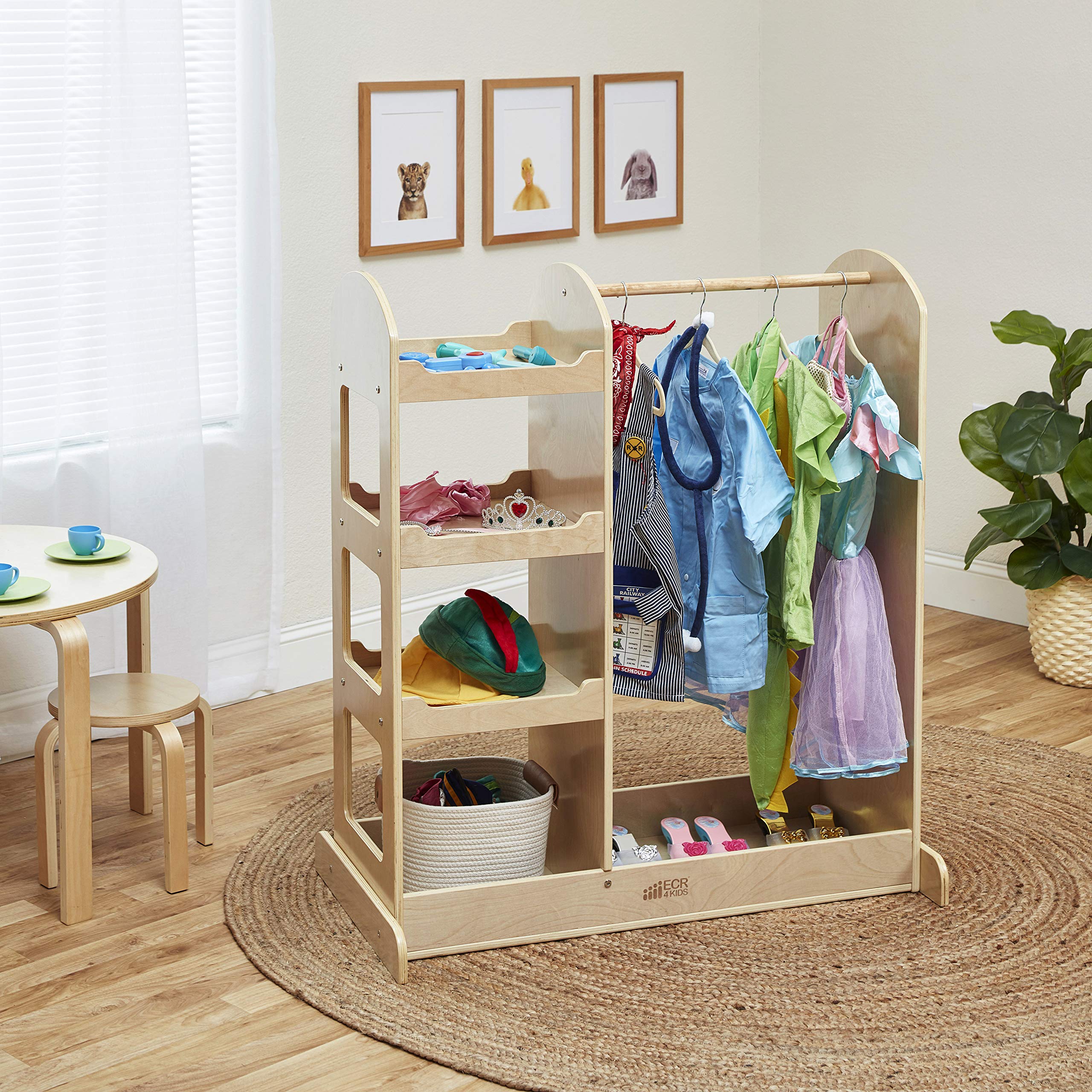 Dress Up Center with Mirrors, Costume Organizer