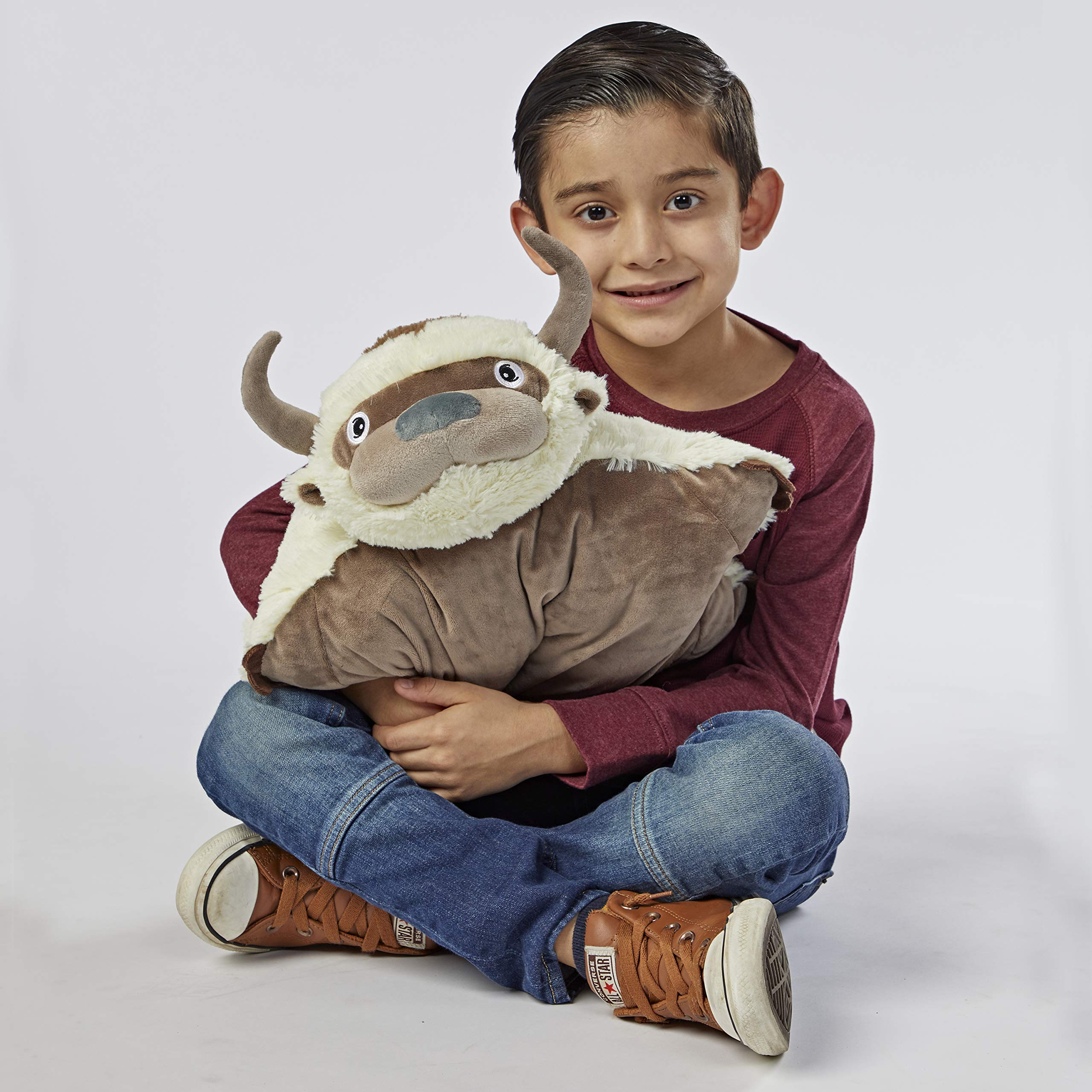 16” Appa Stuffed Animal, Nickelodeon Avatar The Last Airbender Plush Toy, white