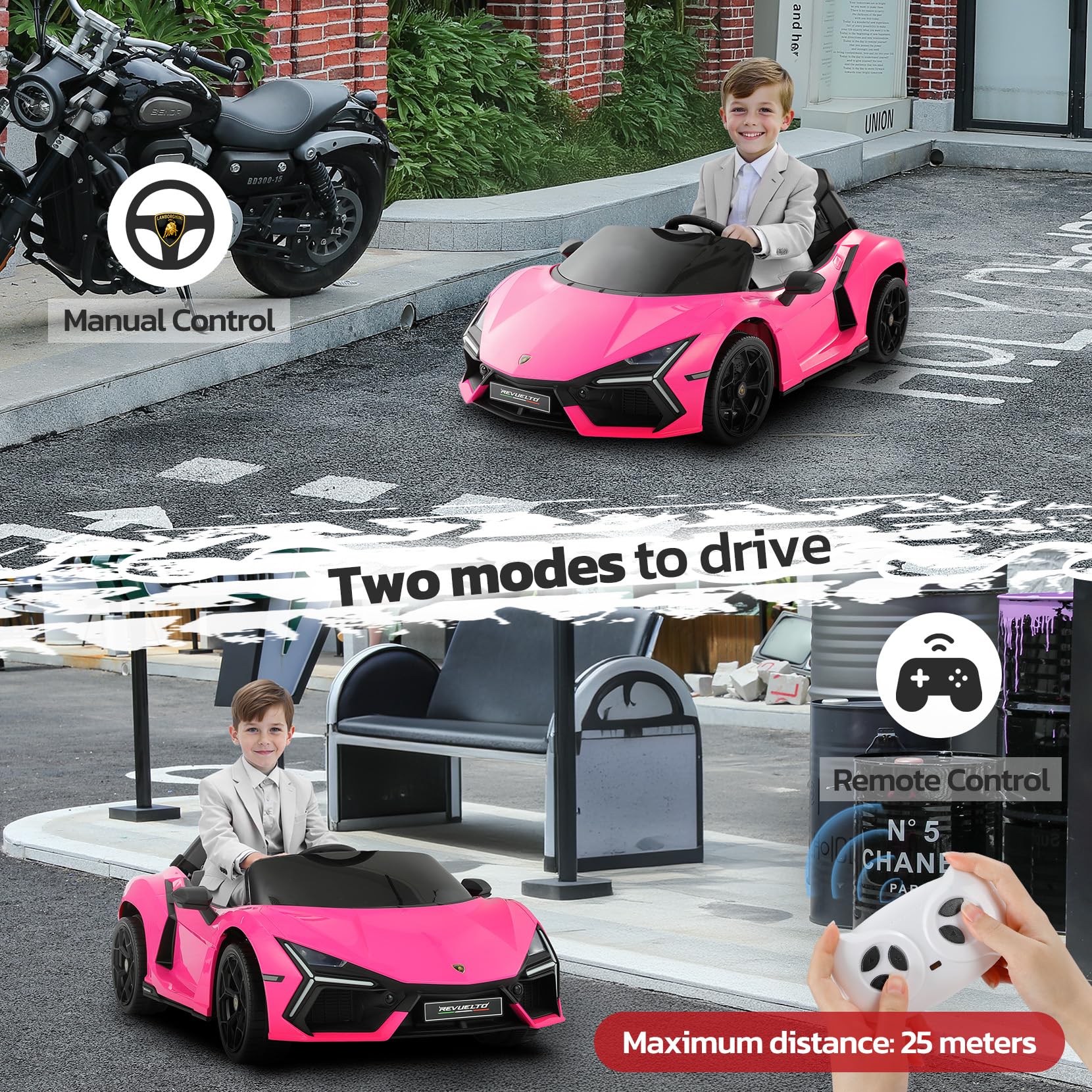 Licensed Lamborghini Ride-On Car with Remote Control