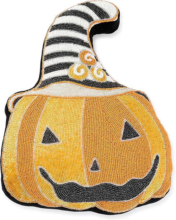 Throw Pillow, Decorative Cotton Pillow for Halloween, 20" W x 20"