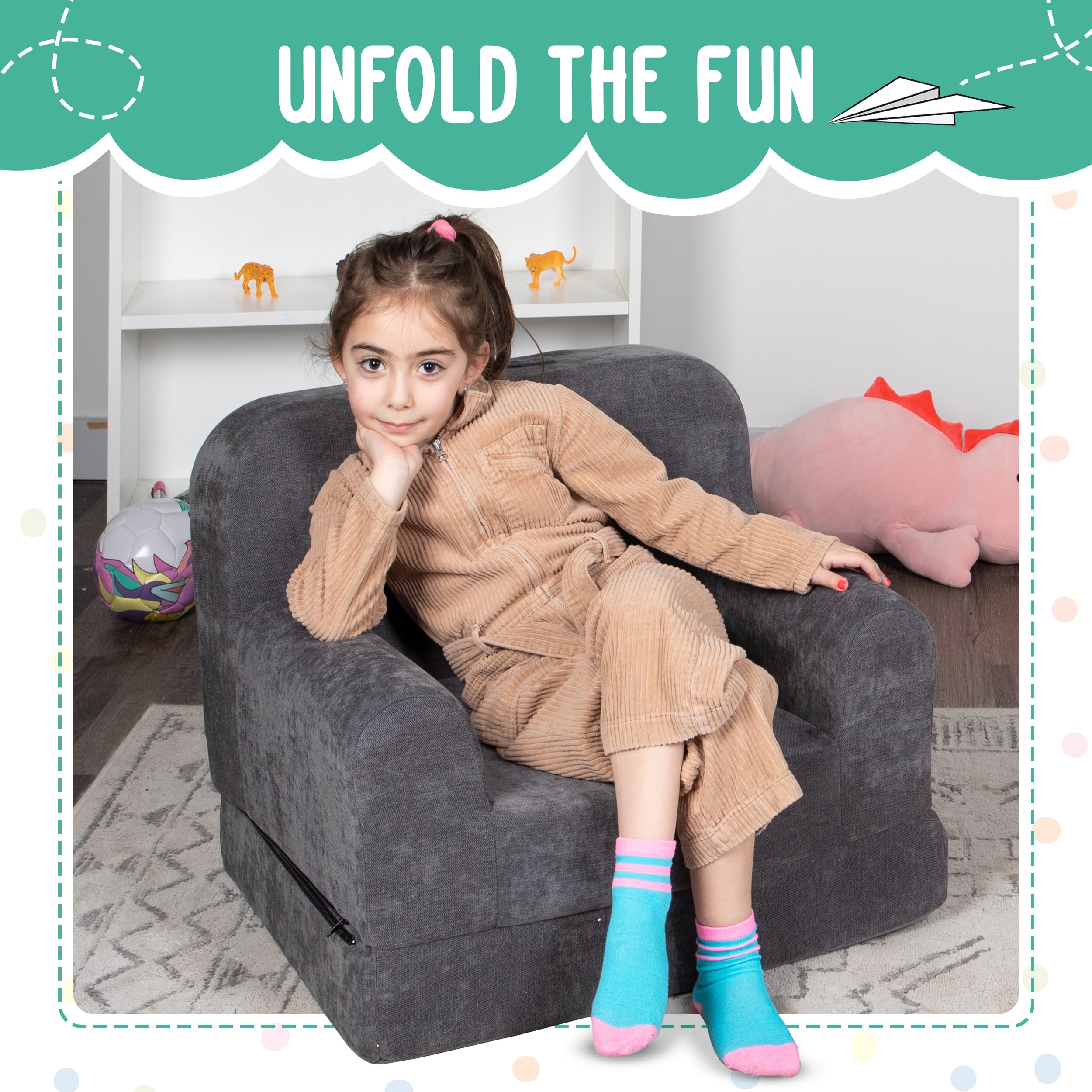 Convertible Toddler Chair and Lounger