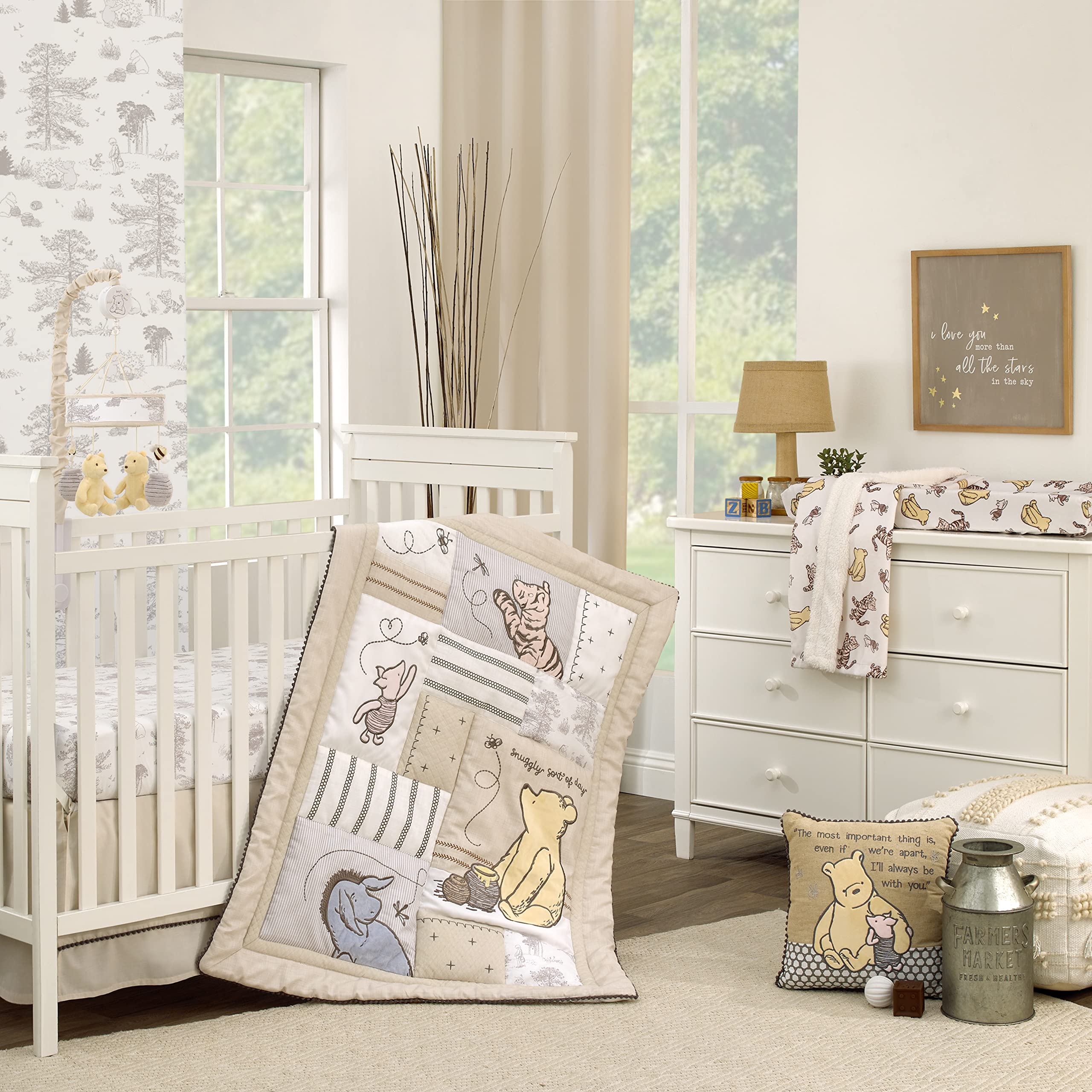 Disney Classic Pooh 3-Piece Baby Gift Set – Musical Mobile