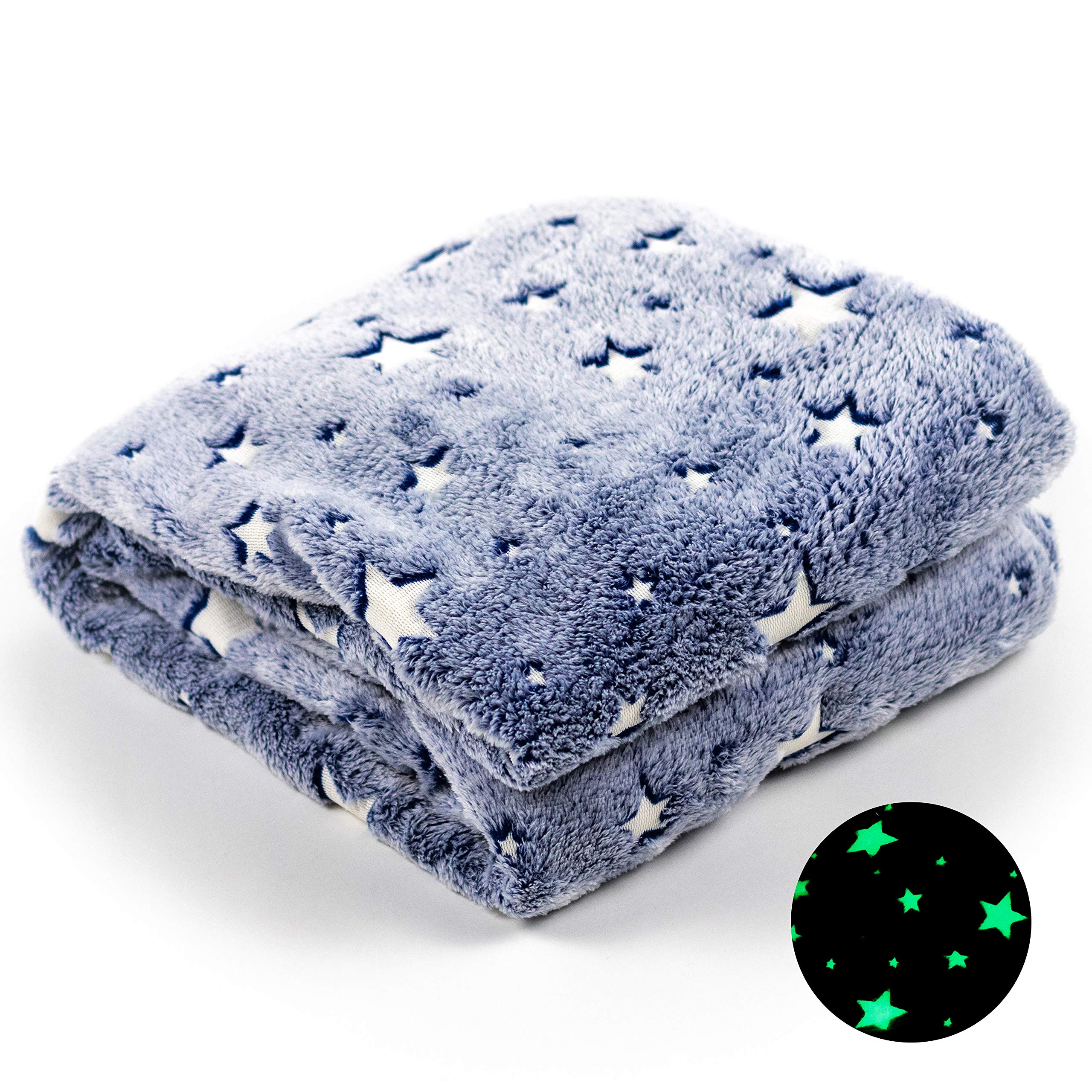 Glow in The Dark Blanket | Super Soft Cozy Galaxy Blanket for Kids & Adults