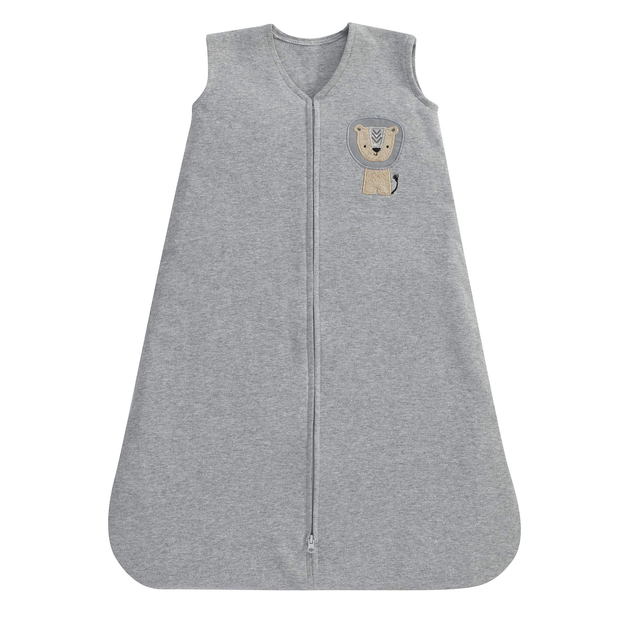 Safari Gray/Tan/White Nursery 6-Piece Baby Crib Bedding Set