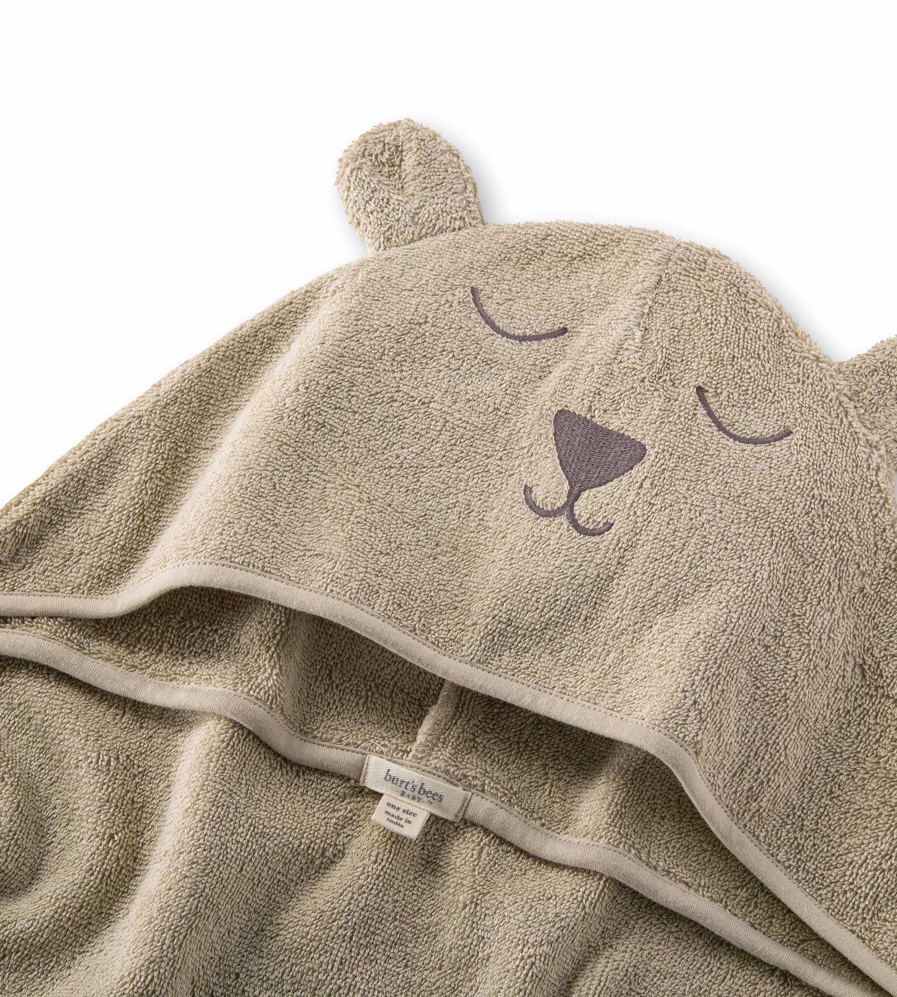 Toddler Hooded Animal Character Towels Organic Cotton