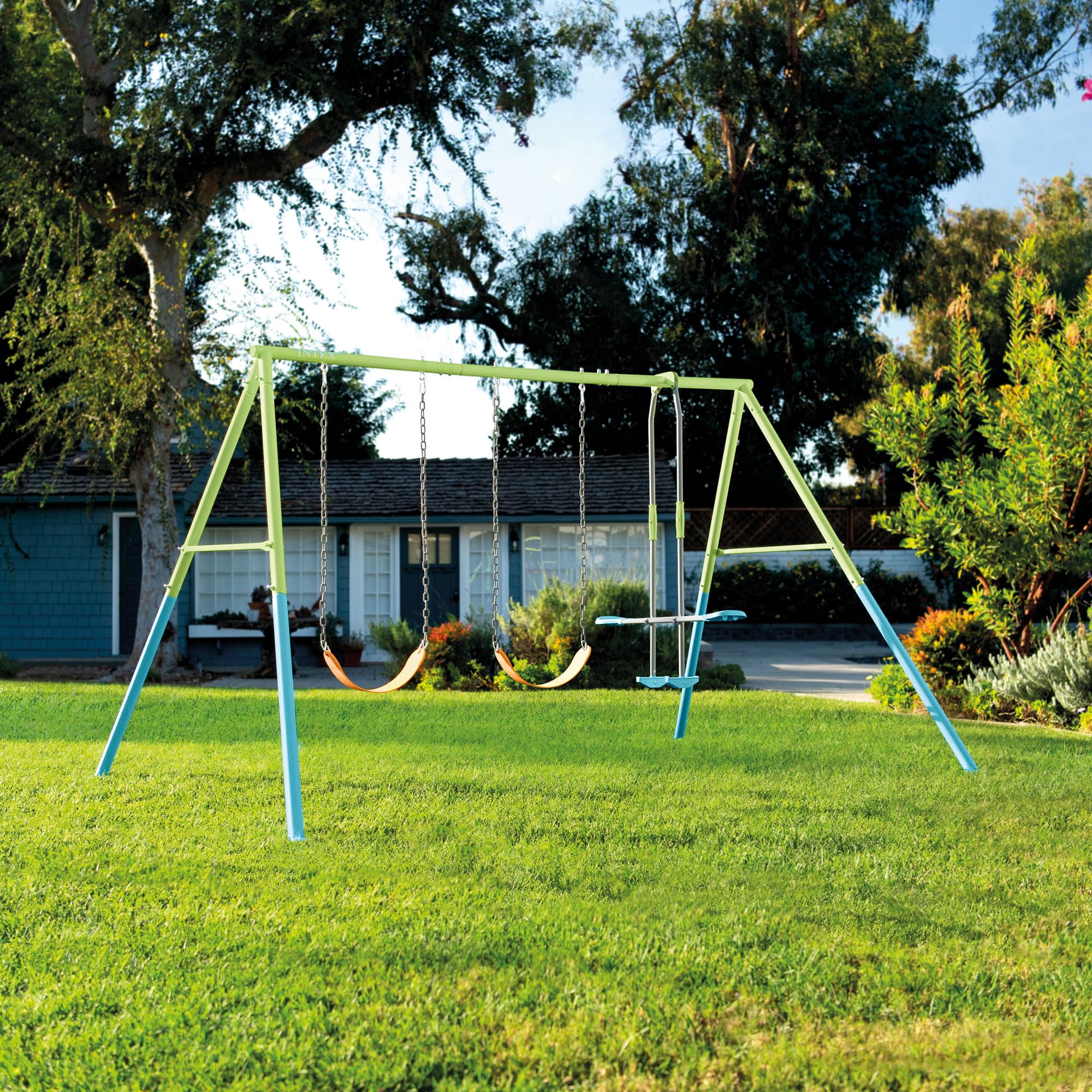 Heavy Duty Backyard Feature Swing Set