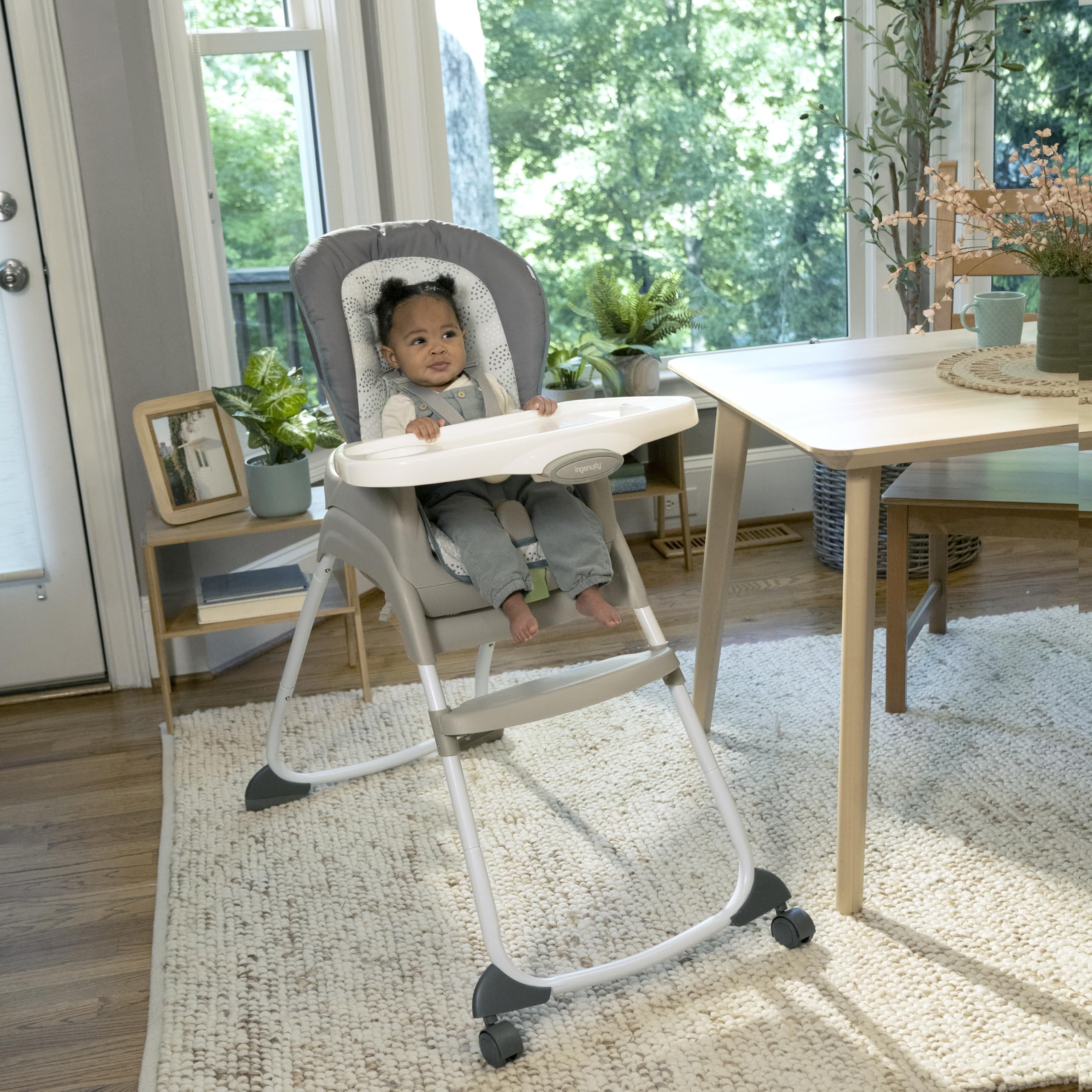 Full Course 6-in-1 High Chair - Baby to 5 Years Old, 6 Convertible Modes