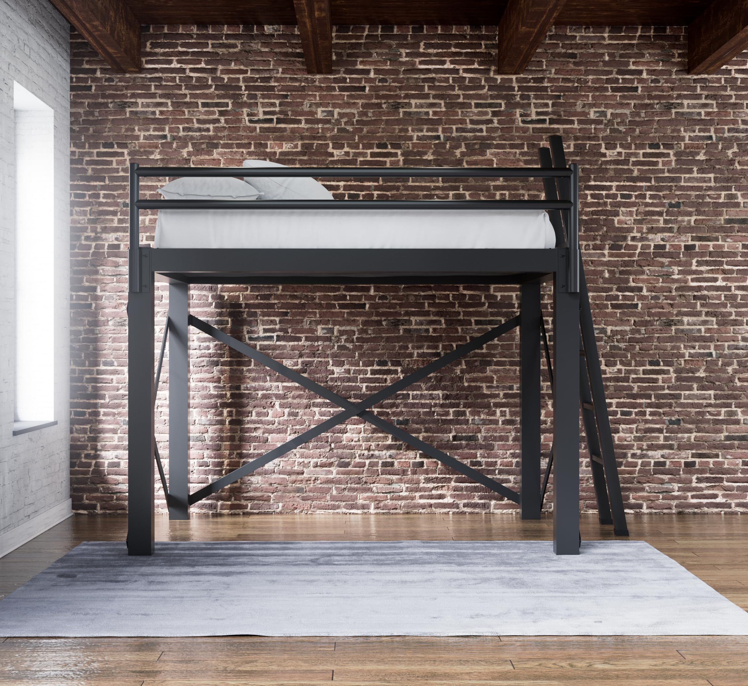 Queen Size Heavy Duty Adult Loft Bed