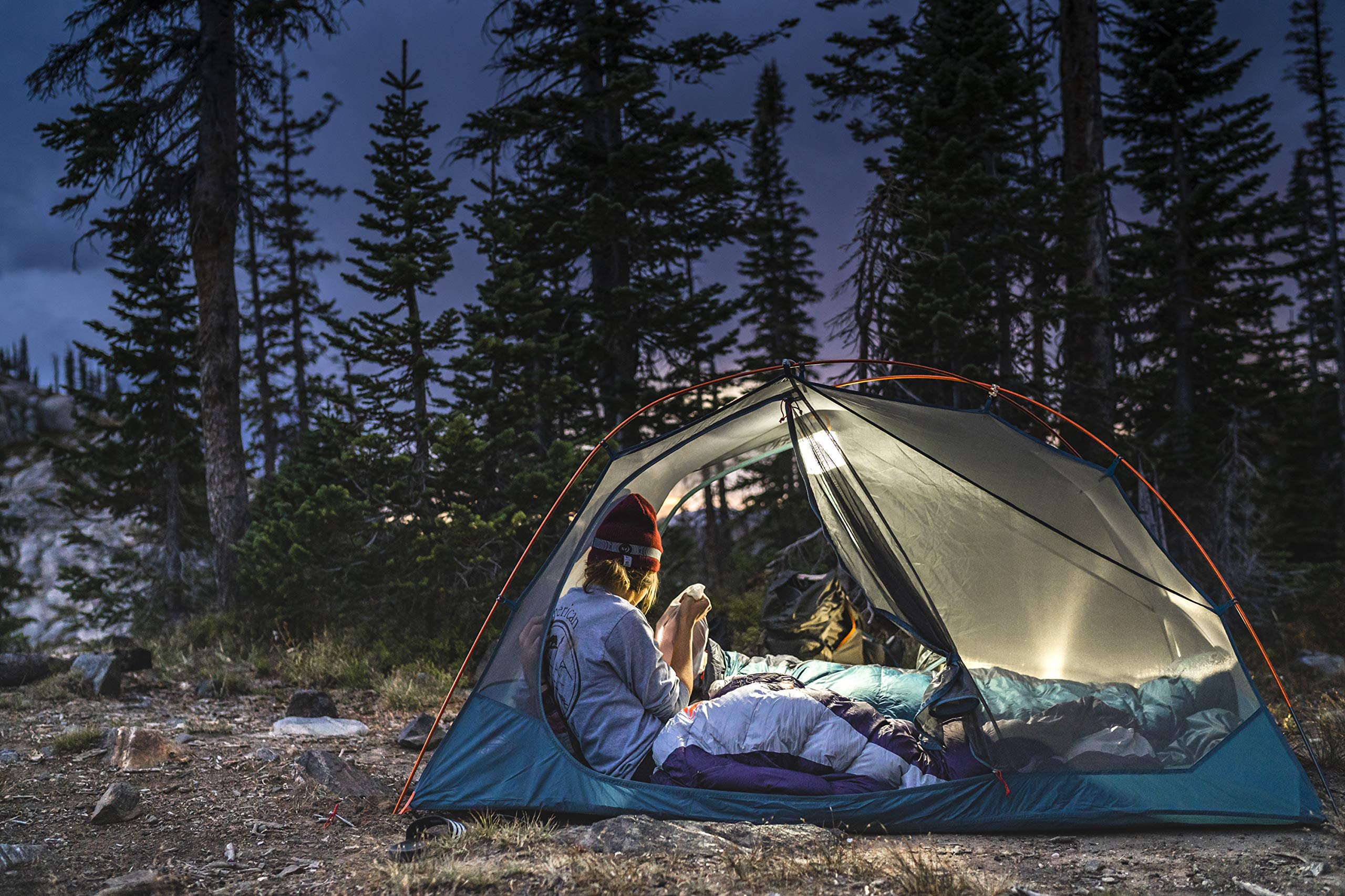 3-Person Backpacking Tent with Stargazing Fly