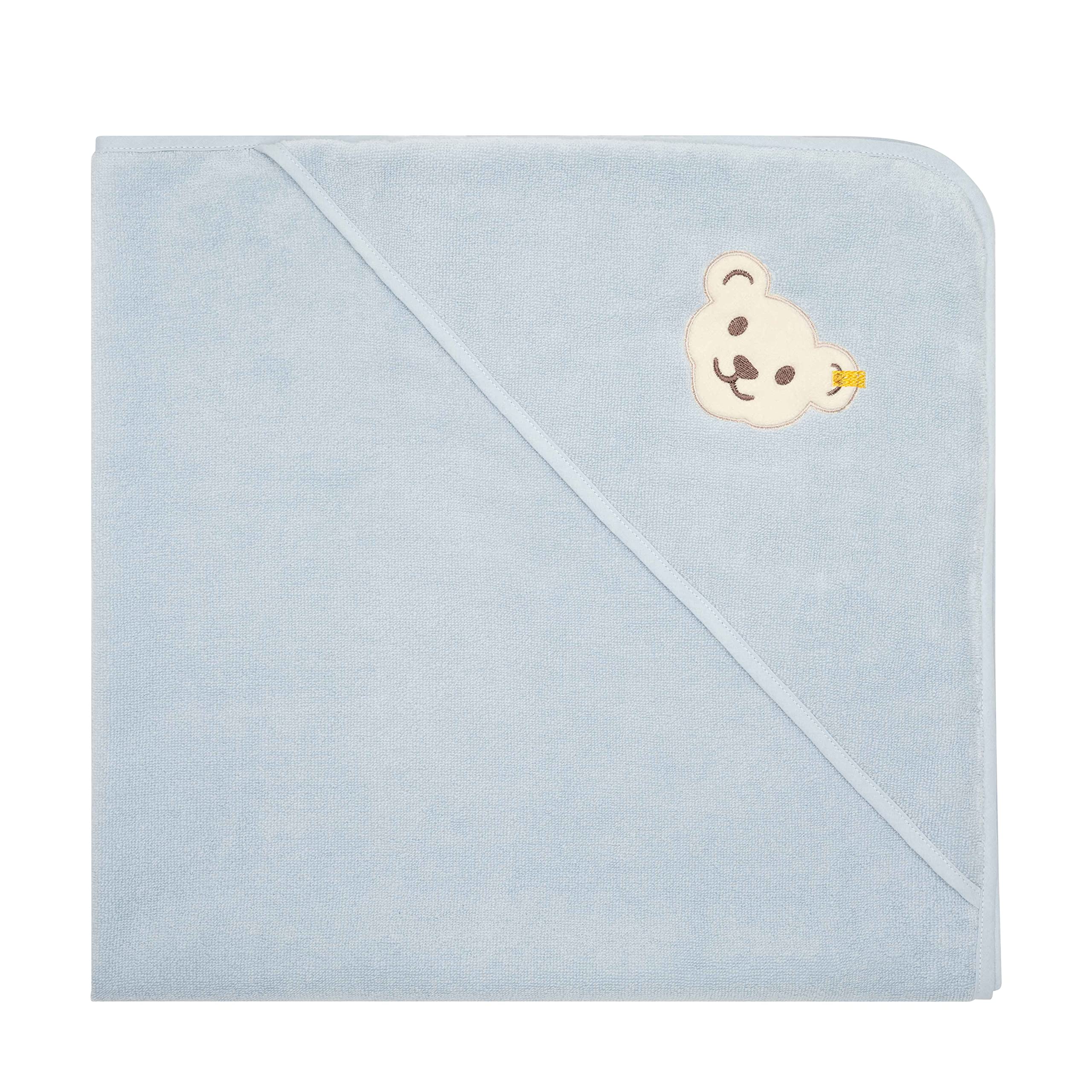Mini Basic Hooded Bath Towel for Kids, Celestial Blue, One size