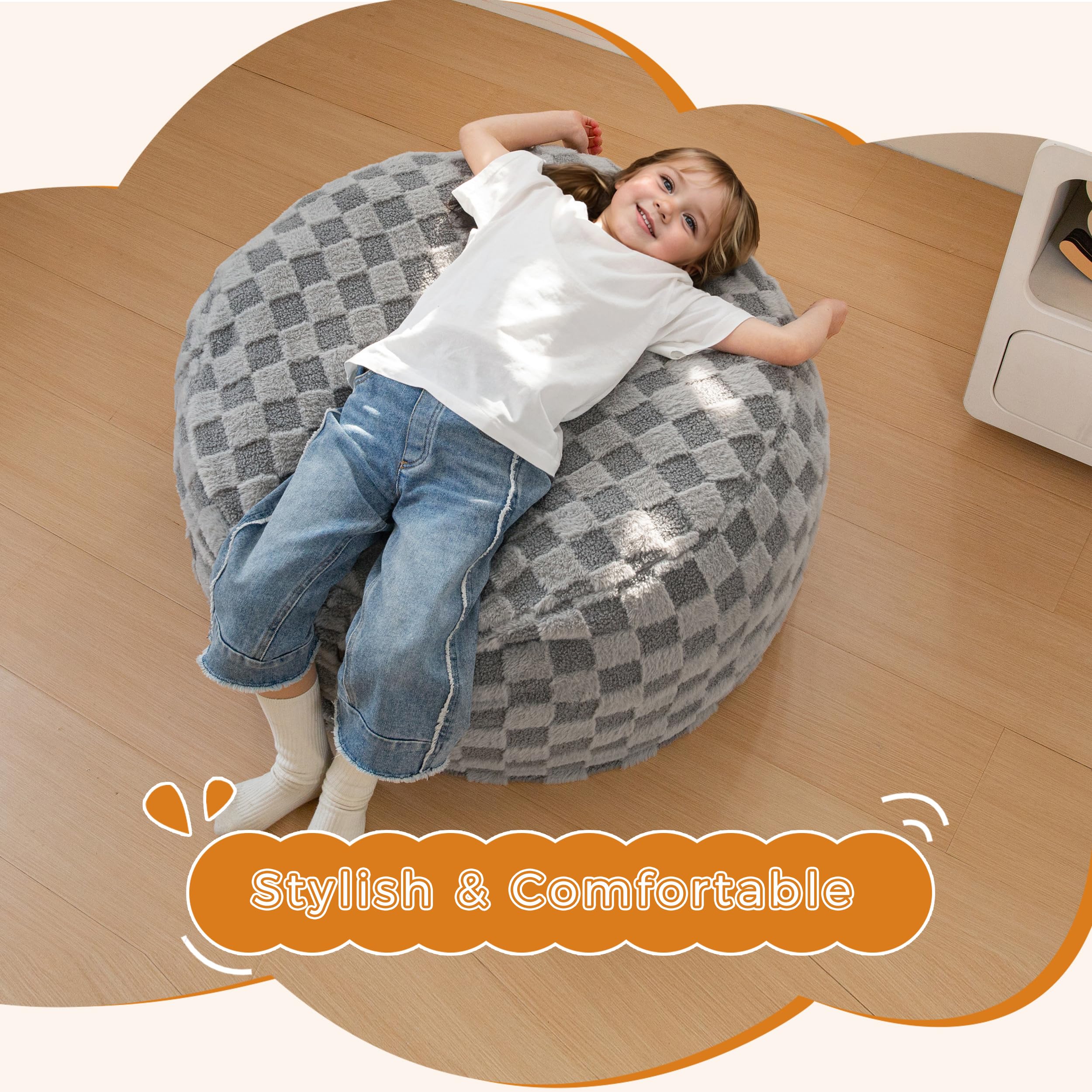 Convertible Kids Bean Bag Chair Bed