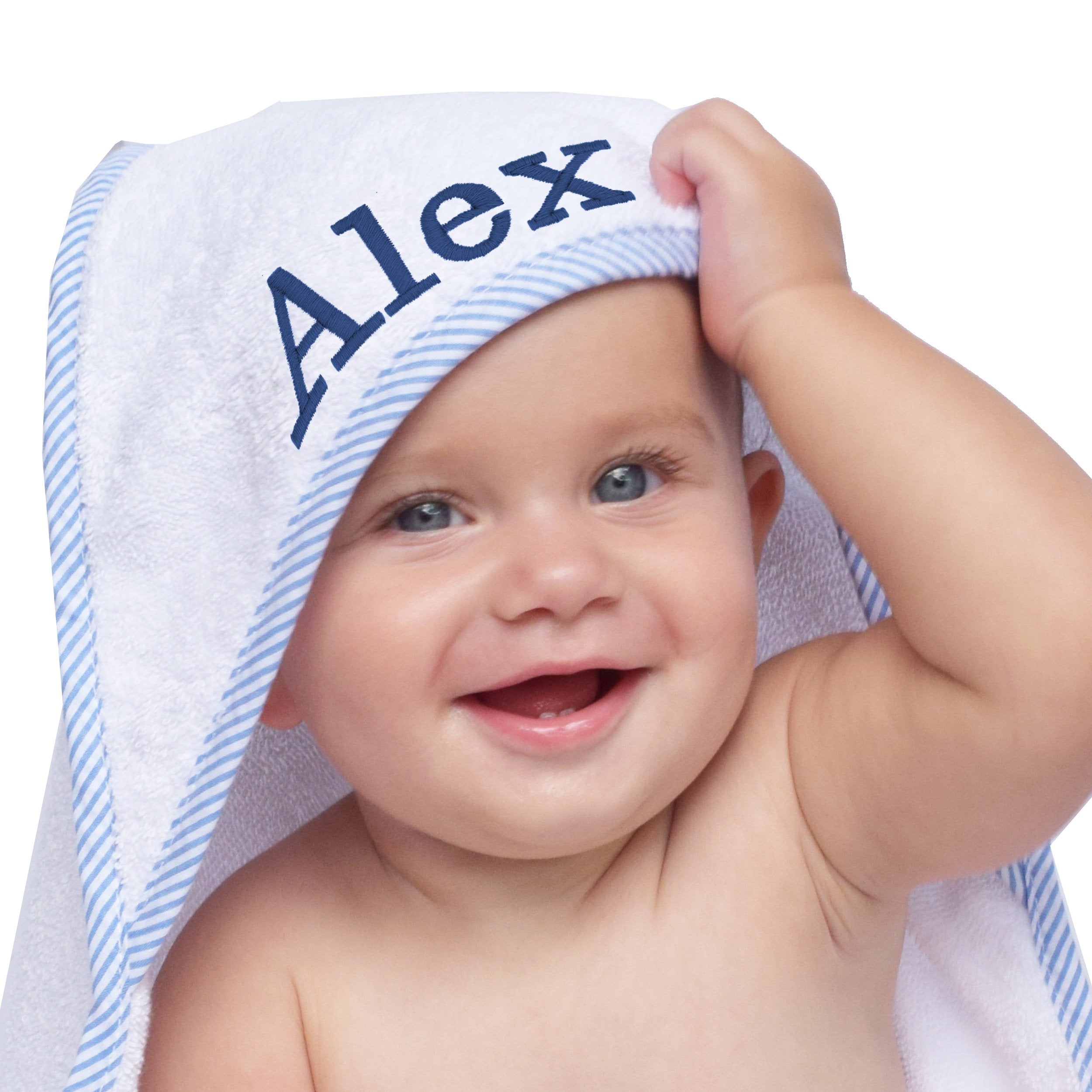 Memories Personalized Baby Hooded Bath Towel - Monogrammed