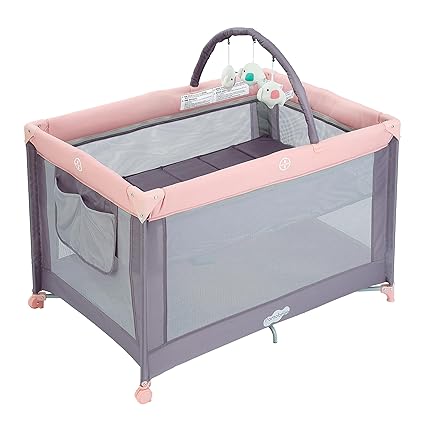 Pamo Babe Portable Playpen Foldable Playard Portable Crib for Baby and Toddlers