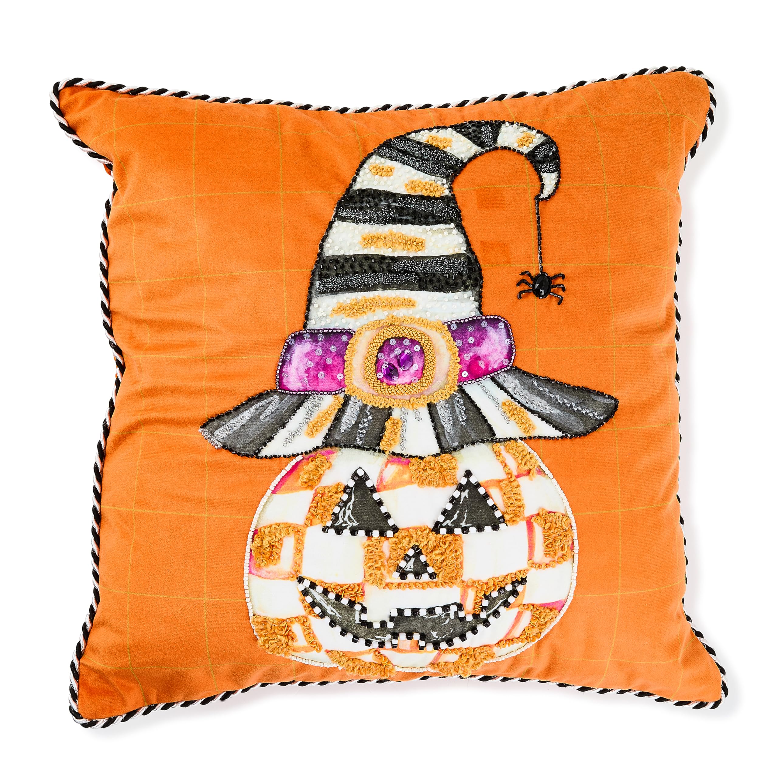 Throw Pillow, Decorative Cotton Pillow for Halloween, 20" W x 20"